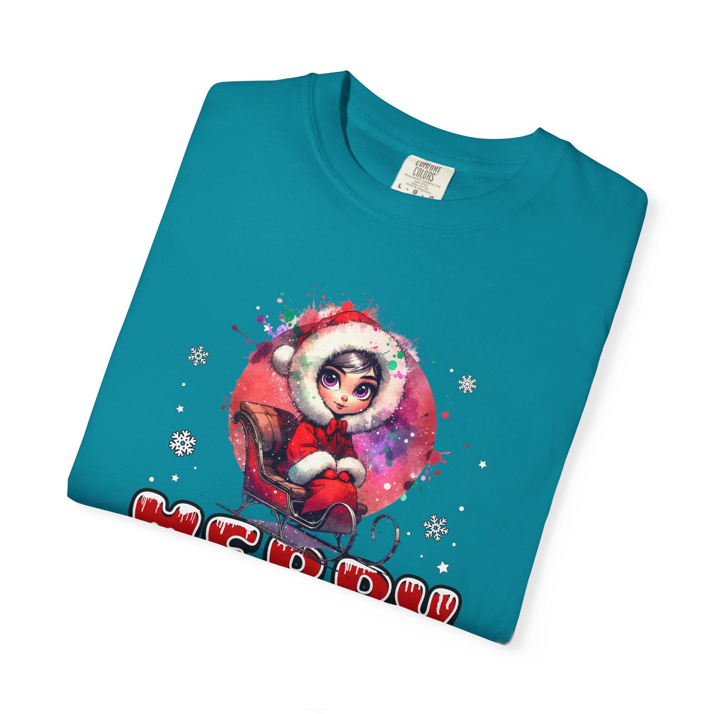 Merry Christmas Unisex Garment-Dyed T-Shirt