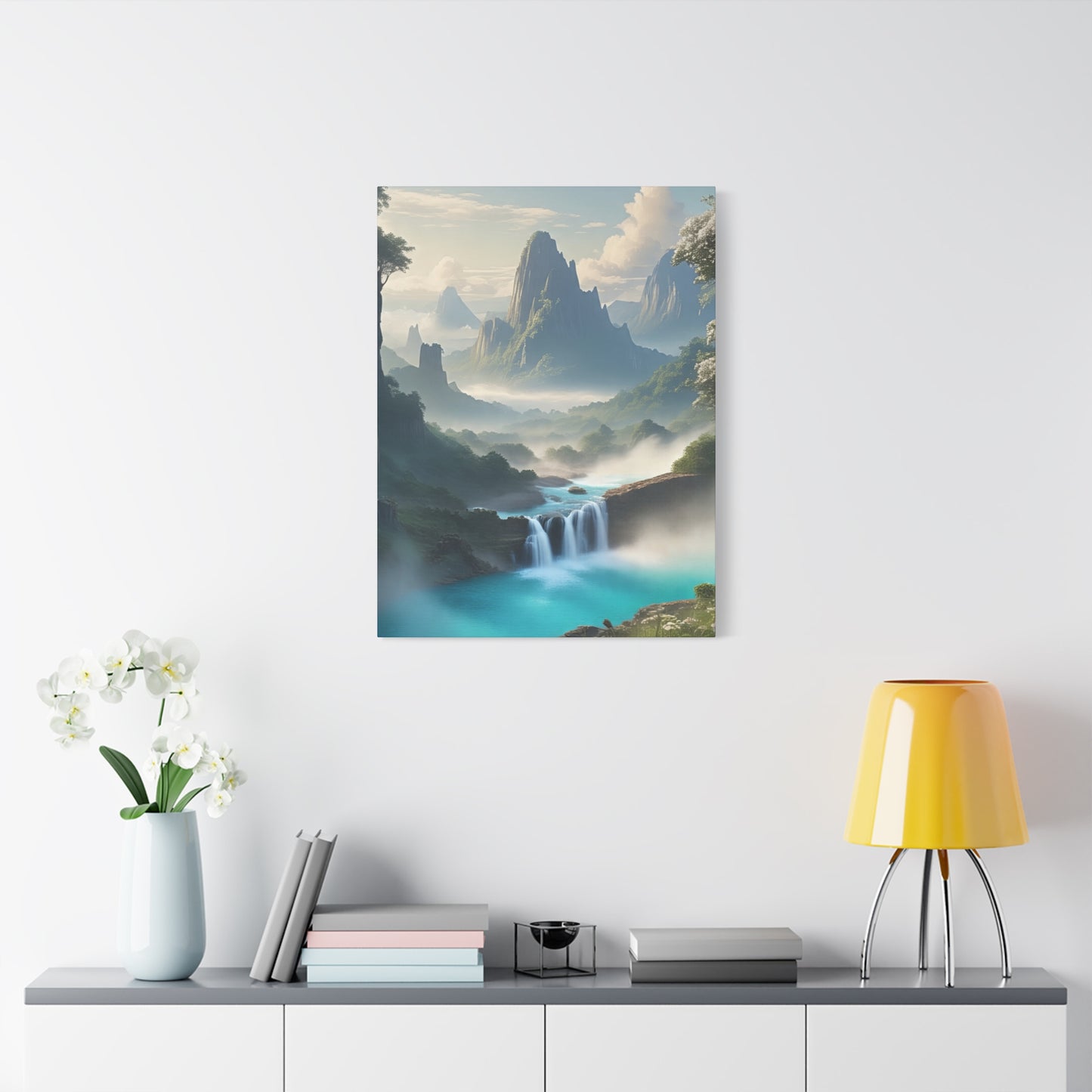Scenic Landscape Canvas Print, Wall Art Decor, Home Decoration, Nature Wall Art, Gift for Nature Lovers, Tranquil Art for Living Room