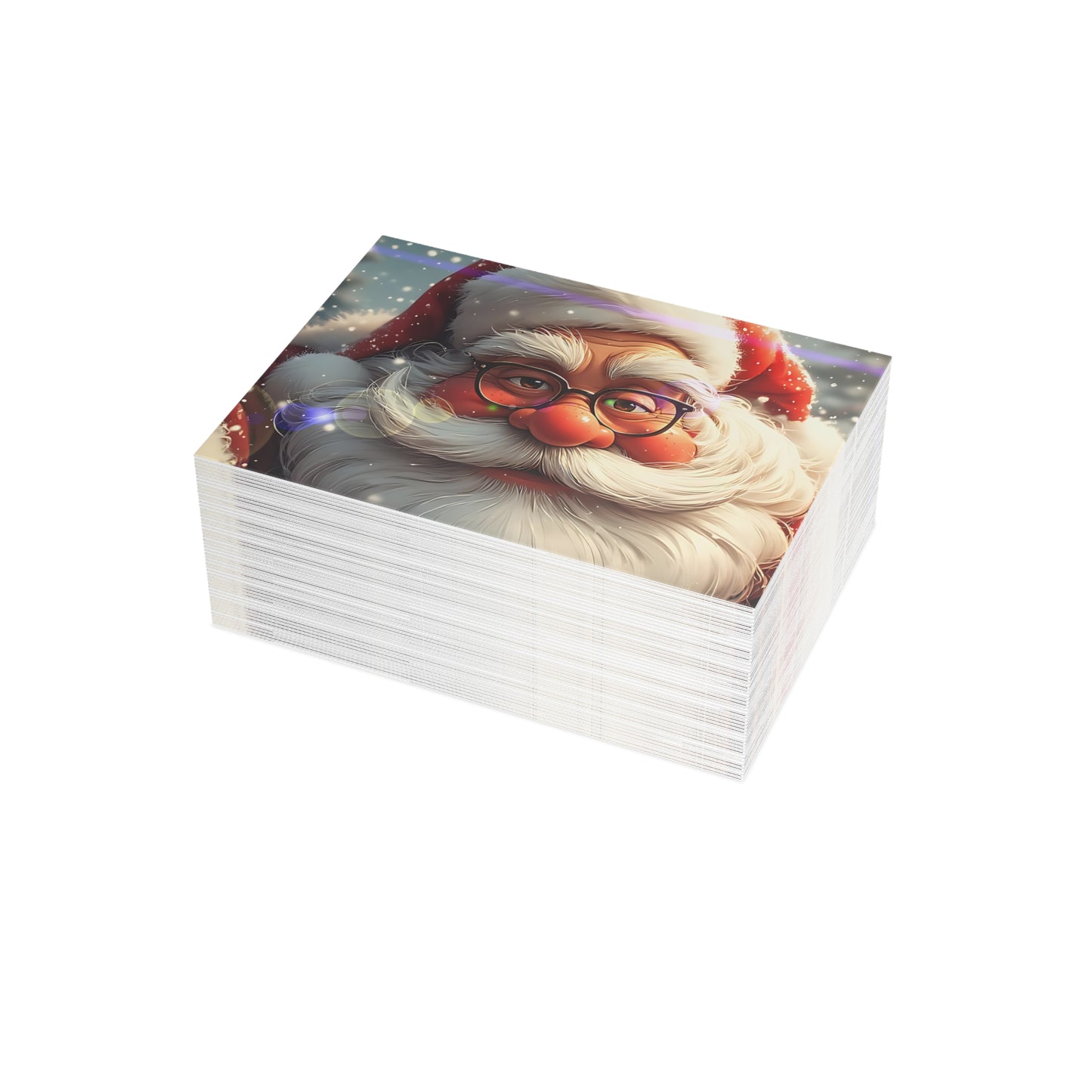 Santa close-up (Christmas Selfies) Postcard Bundles (envelopes included)