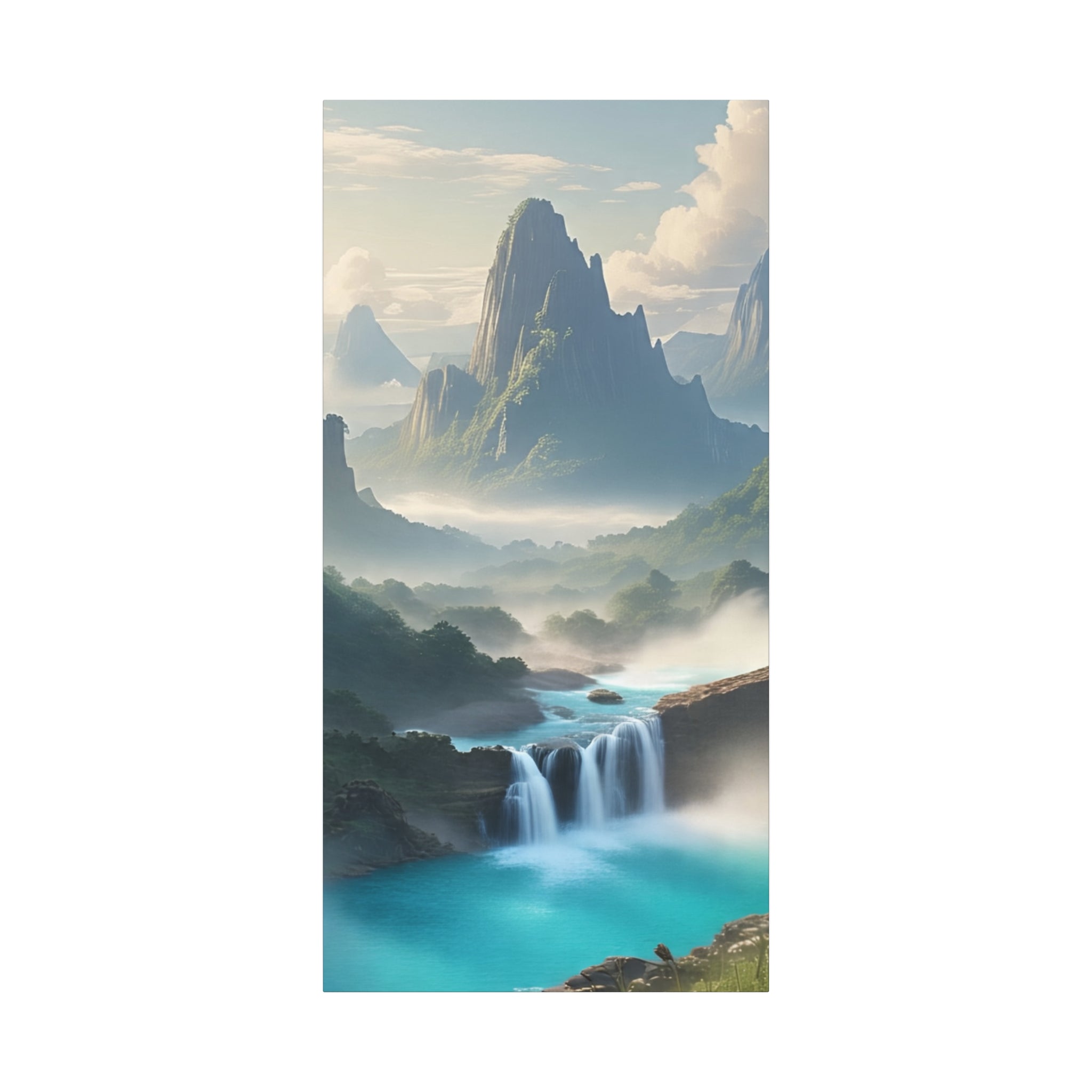 Scenic Landscape Canvas Print, Wall Art Decor, Home Decoration, Nature Wall Art, Gift for Nature Lovers, Tranquil Art for Living Room