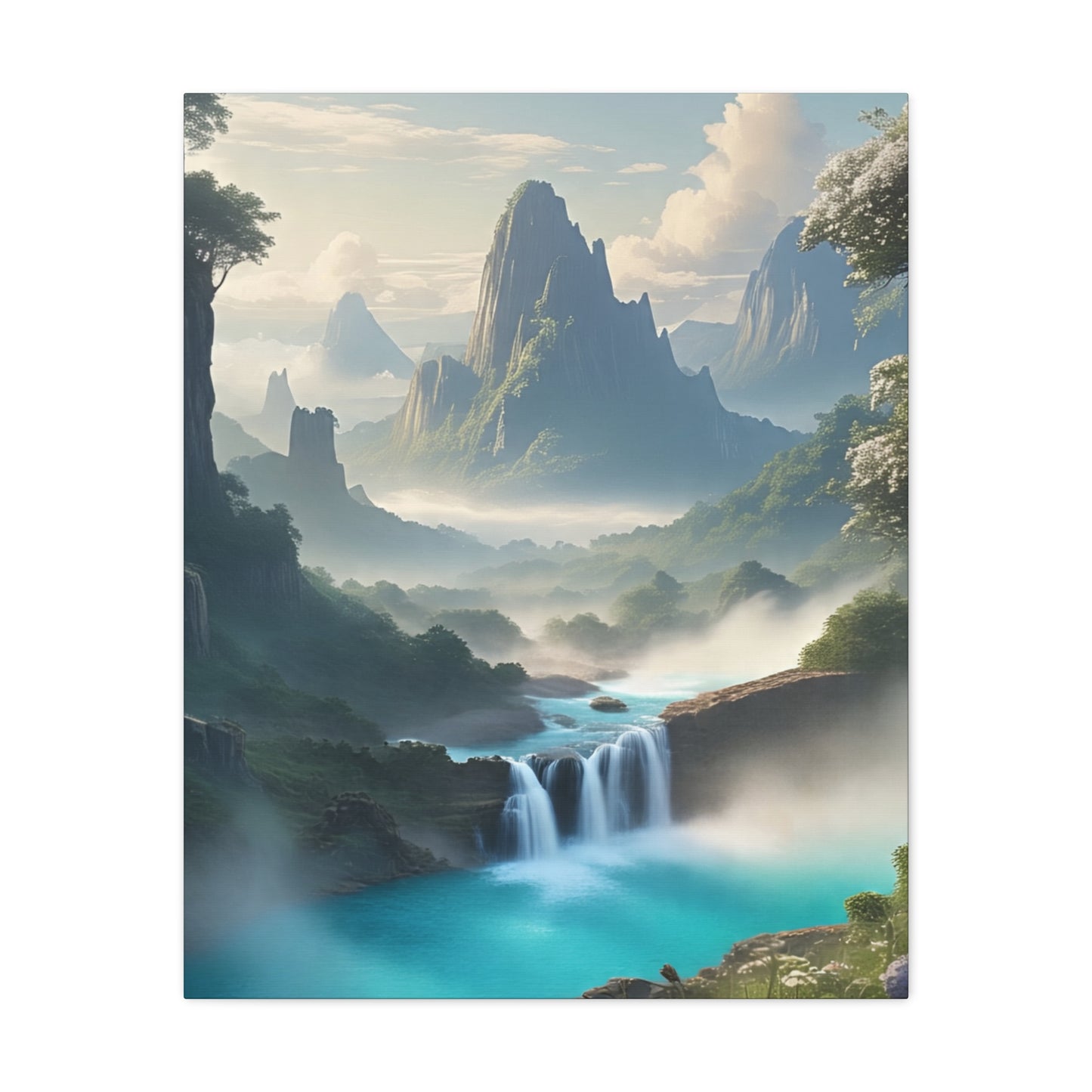 Scenic Landscape Canvas Print, Wall Art Decor, Home Decoration, Nature Wall Art, Gift for Nature Lovers, Tranquil Art for Living Room