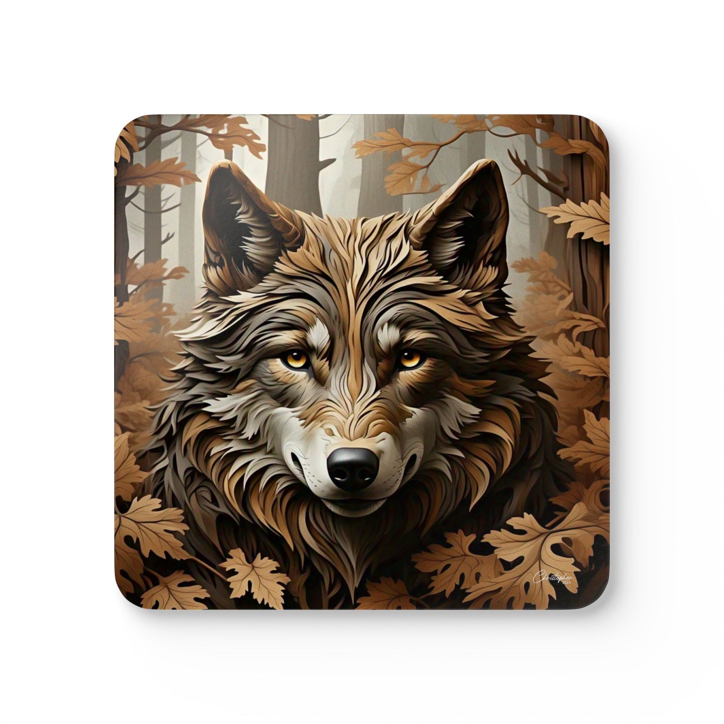 Rustic Animal Cork Coaster Set - Nature Lover Gift, Unique Kitchen Decor, Eco-Friendly Drink Coasters, Woodland Party Accessories, [...]