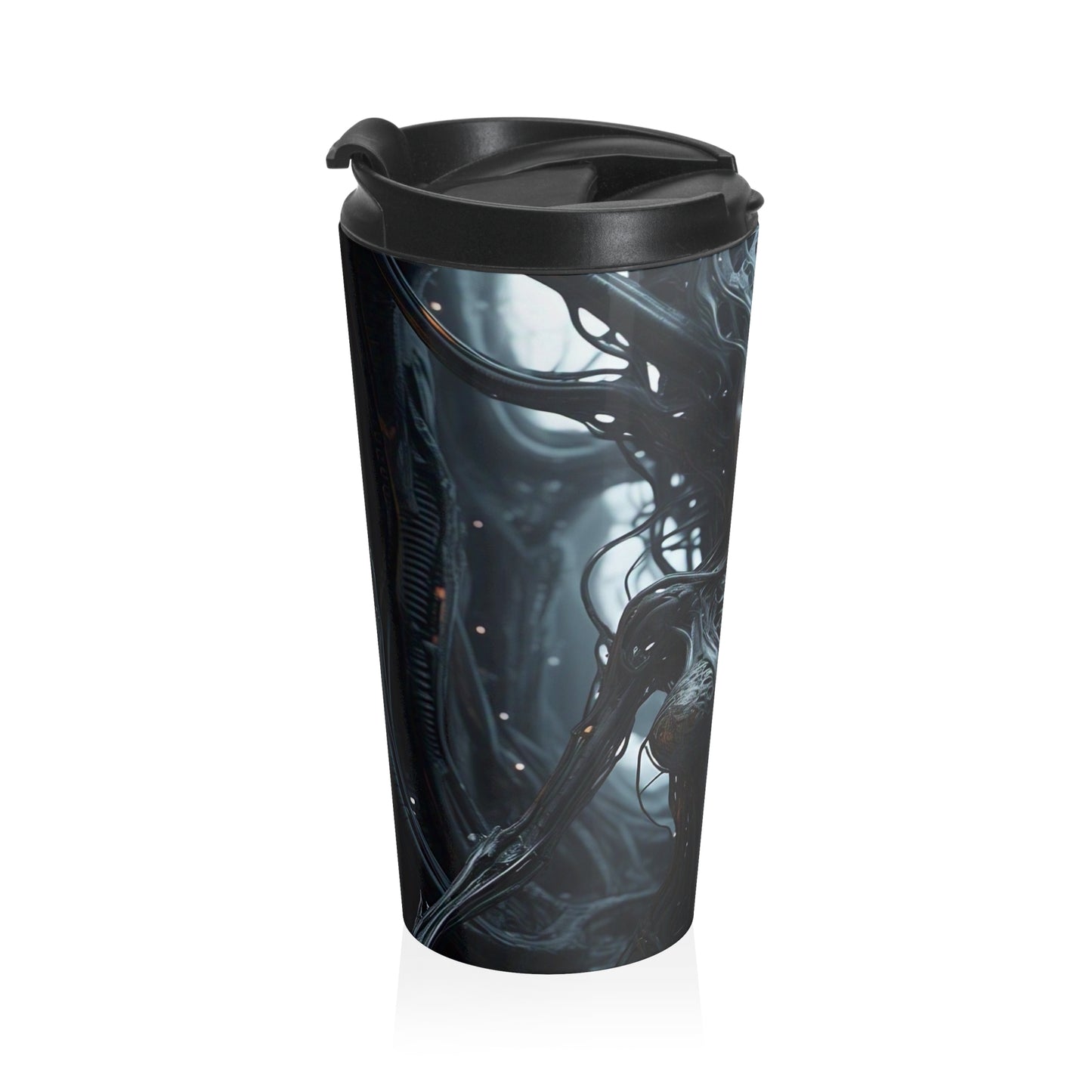 Gothic Fantasy Stainless Steel Travel Mug - Dark Art Tumbler for Coffee Lovers, Unique Gift for Halloween, Modern Drinkware, Stylish [...]