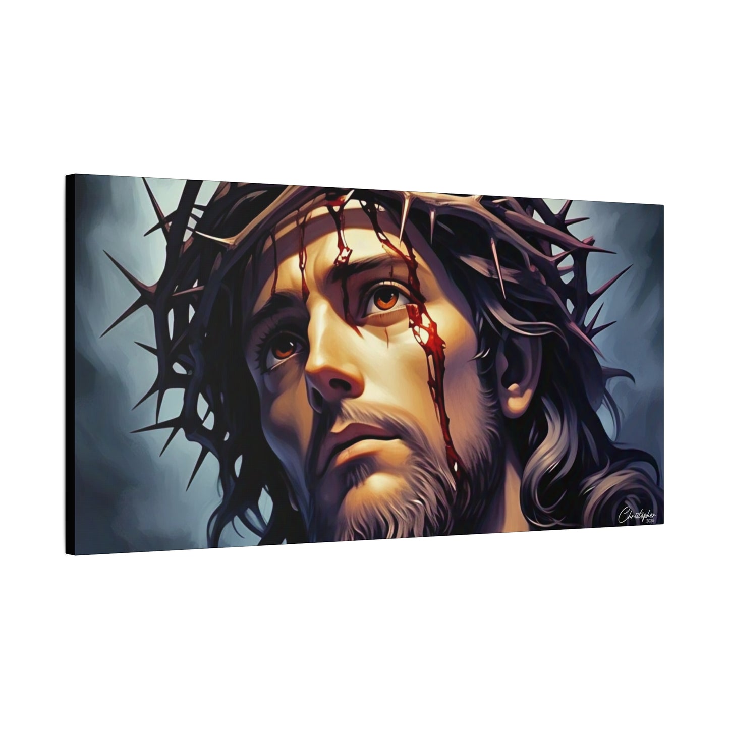 Religious Art Print Canvas, Inspirational Wall Decor, Christian Home Decor, Jesus Art, Gift for Faith-Based Celebrations