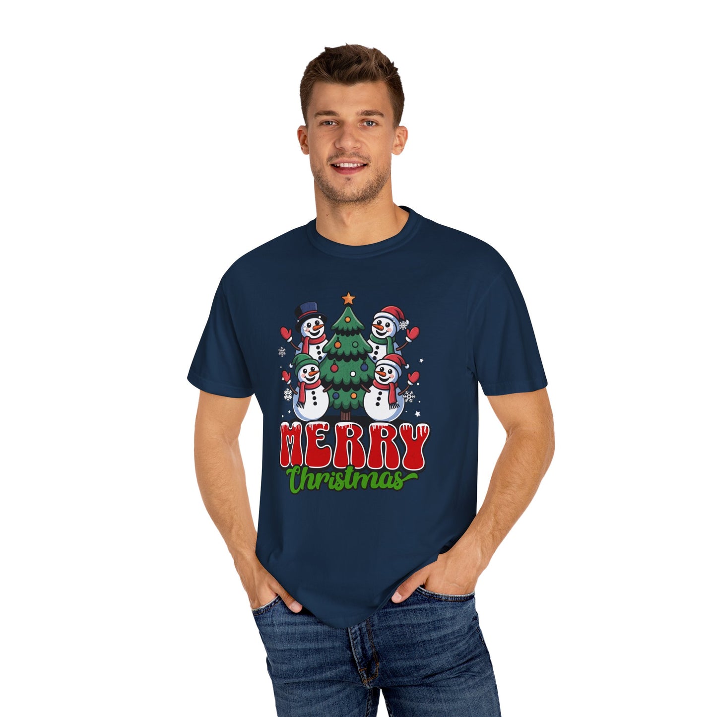 Merry Christmas Snowman T-shirt