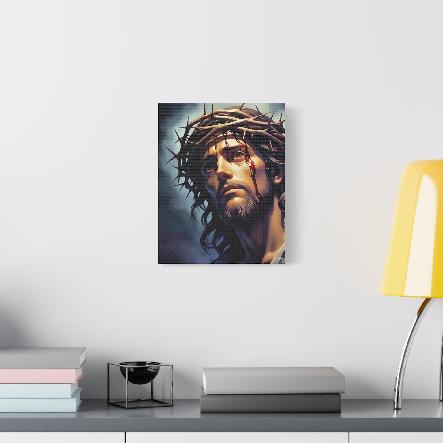 Religious Art Print Canvas, Inspirational Wall Decor, Christian Home Decor, Jesus Art, Gift for Faith-Based Celebrations