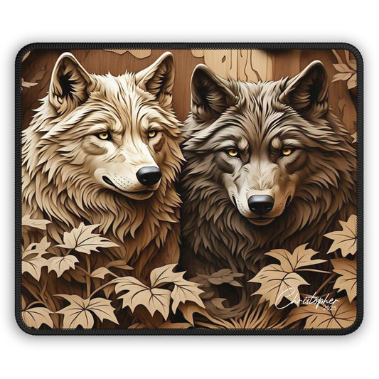Artistic Wolf Gaming Mouse Pad - Nature Vibe Pad for Gamers & Wildlife Lovers, Unique Gift, Office Decor, Game Room Essentials, [...]