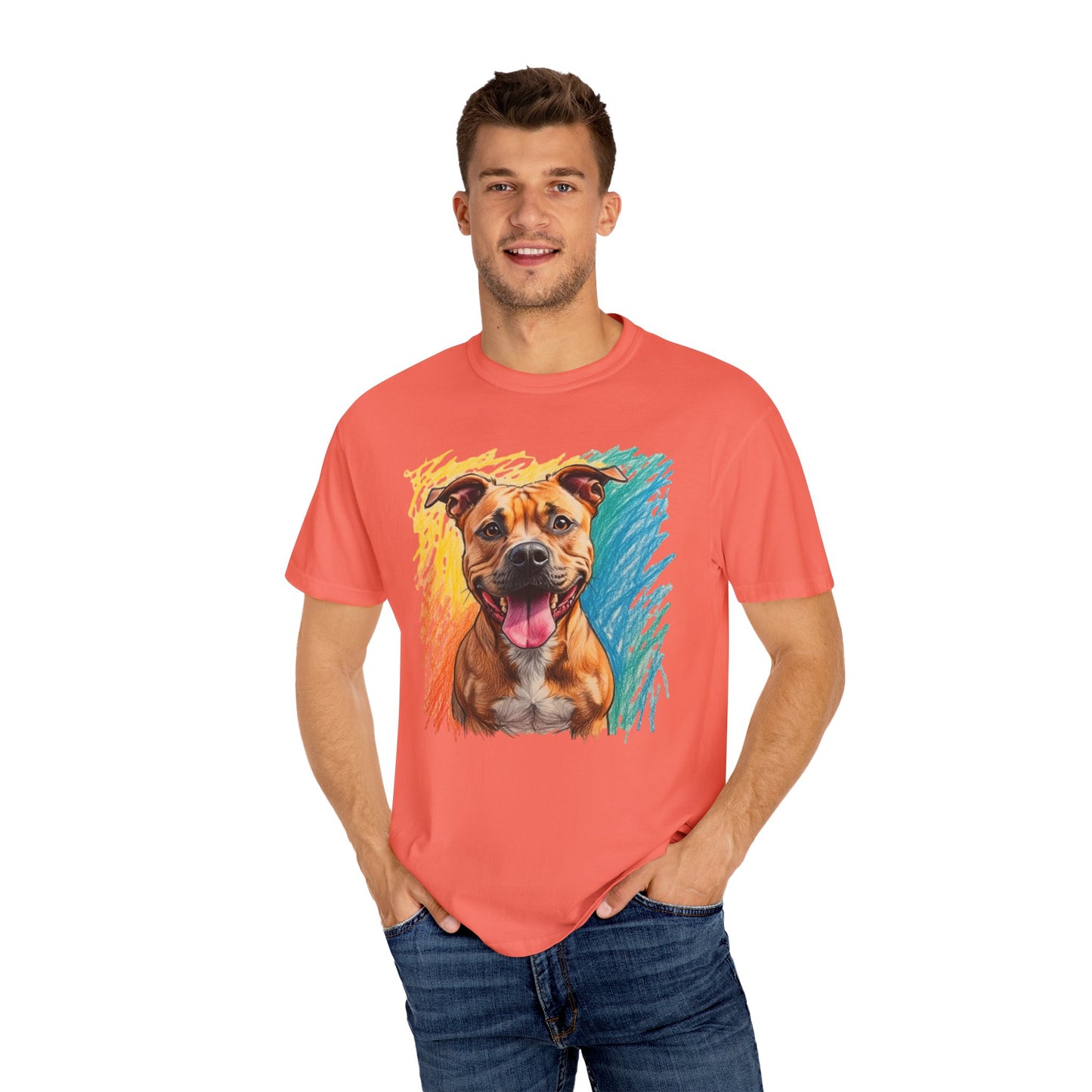 Vibrant Dog Lover T-Shirt, Pet Shirt, Animal T-Shirt, Gift for Dog Owners, Cute Dog Apparel, Unisex Pet Tee