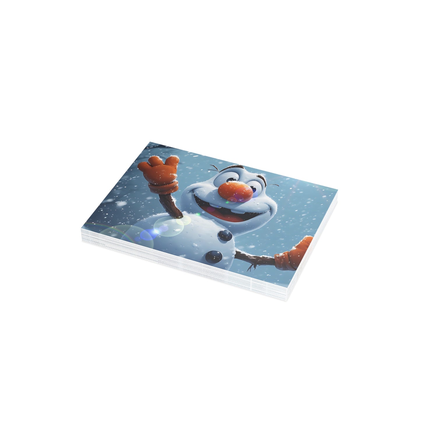 Dancing Snowman (Christmas Selfies) Postcard Bundles (envelopes included)