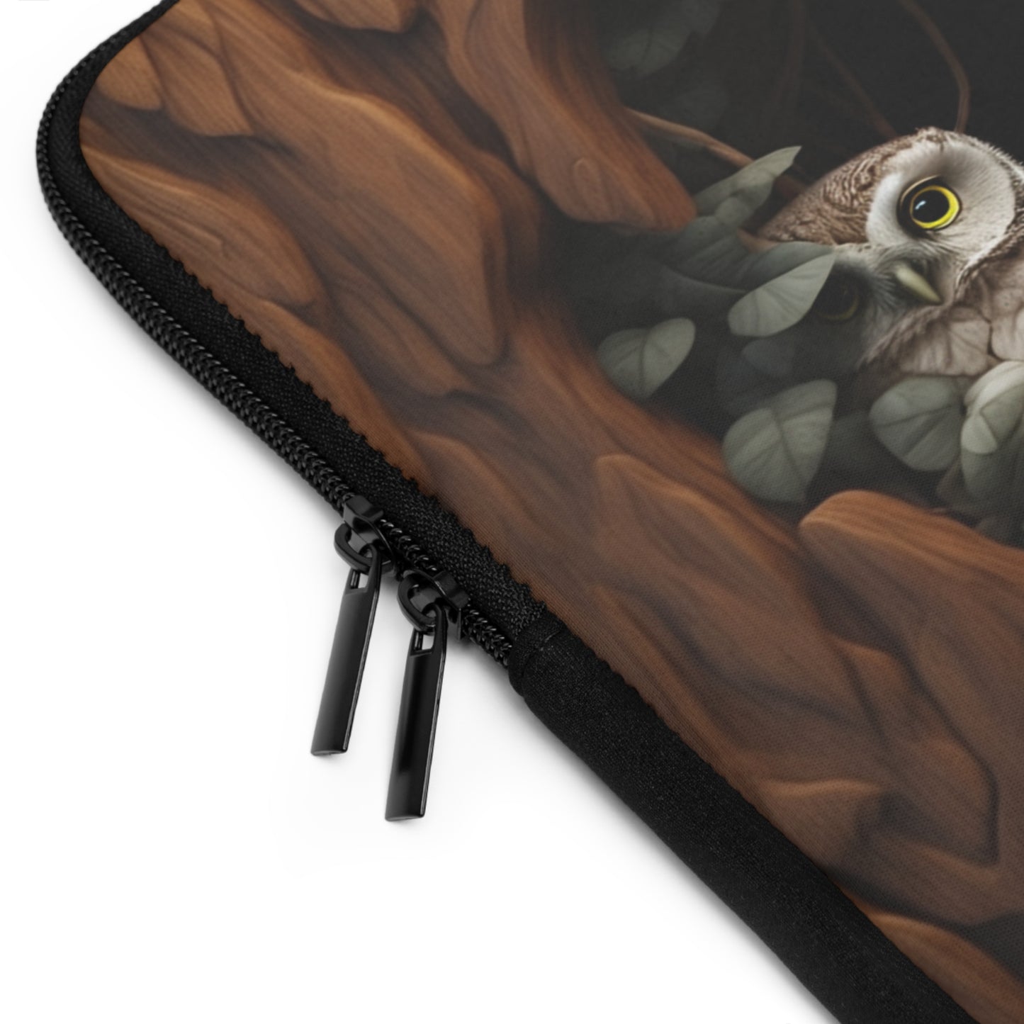 Owl-Themed Laptop Sleeve, Cute Owl Sleeve, Owl Laptop Case, Geeky Tech Accessory, Nature Lover Gift, Cozy Owl Design