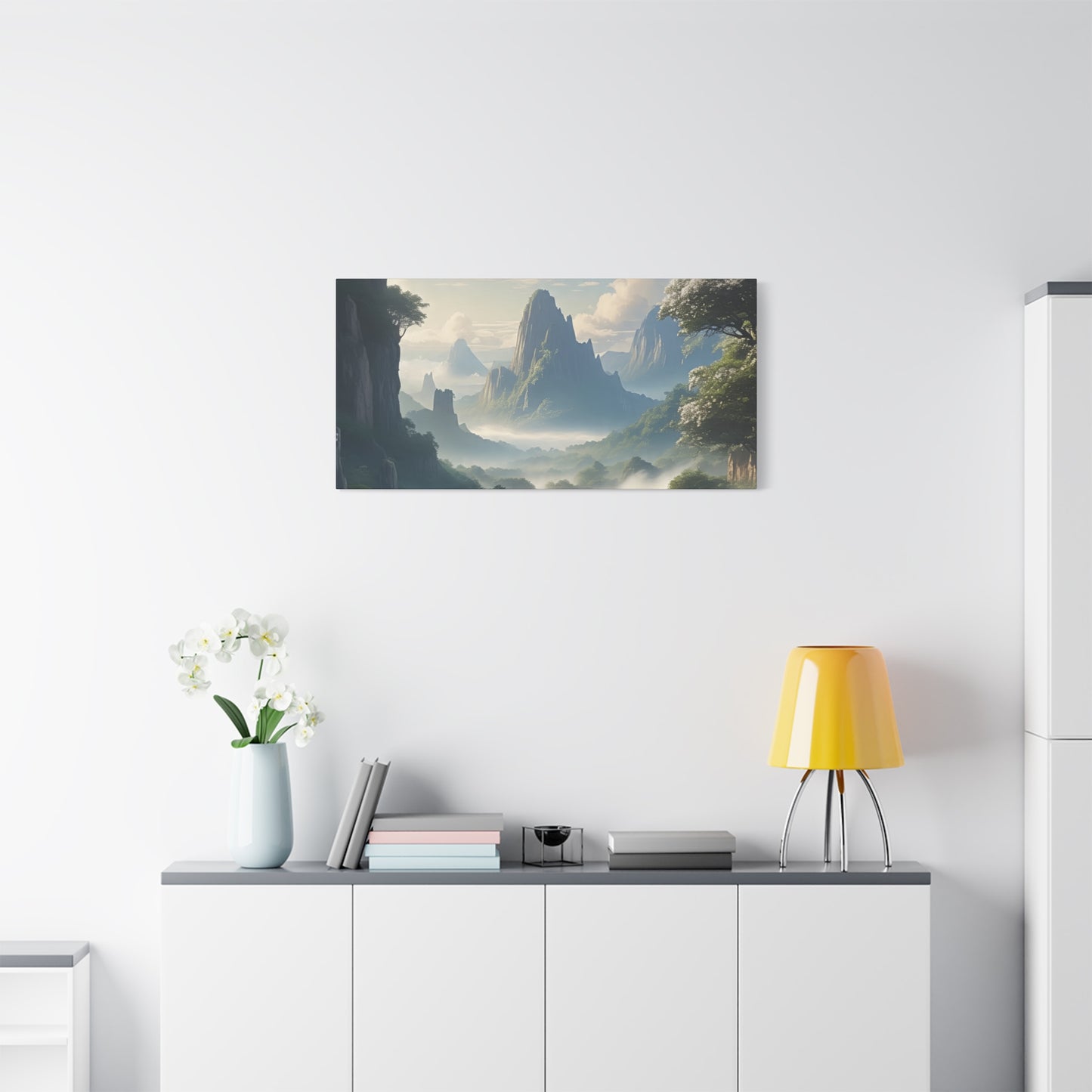 Scenic Landscape Canvas Print, Wall Art Decor, Home Decoration, Nature Wall Art, Gift for Nature Lovers, Tranquil Art for Living Room