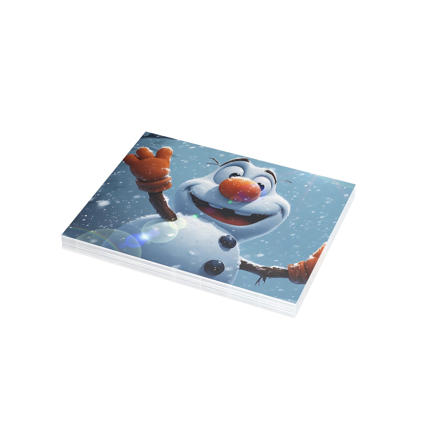 Dancing Snowman (Christmas Selfies) Postcard Bundles (envelopes included)