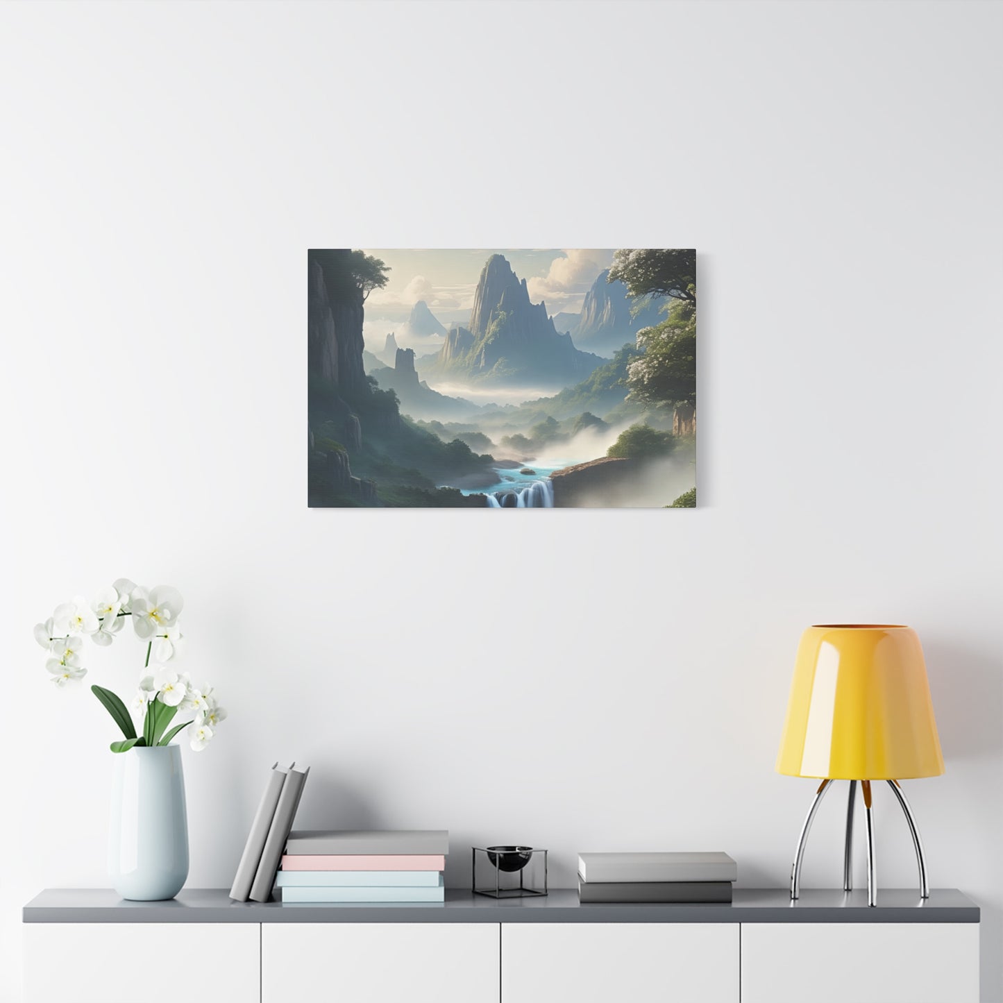 Scenic Landscape Canvas Print, Wall Art Decor, Home Decoration, Nature Wall Art, Gift for Nature Lovers, Tranquil Art for Living Room