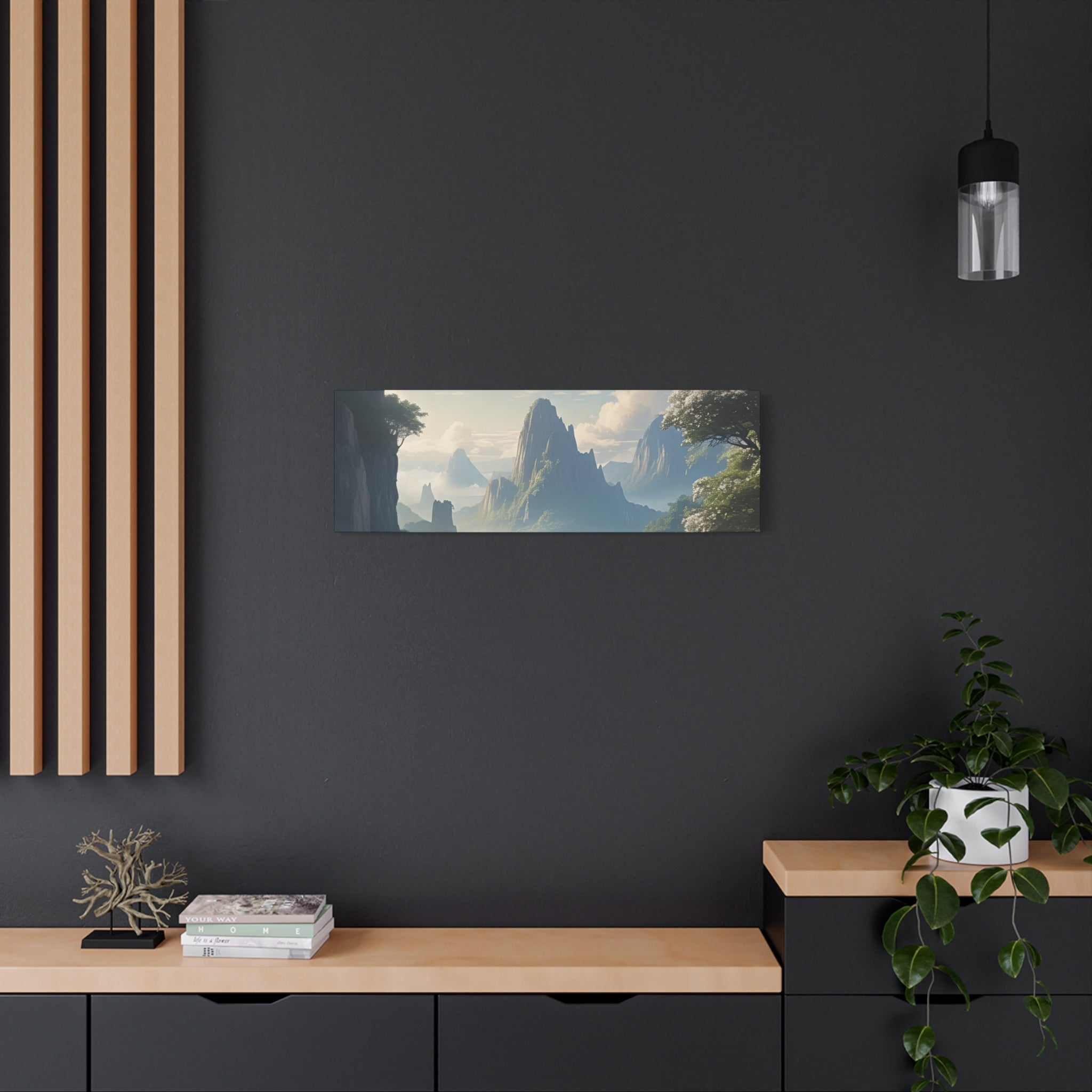 Scenic Landscape Canvas Print, Wall Art Decor, Home Decoration, Nature Wall Art, Gift for Nature Lovers, Tranquil Art for Living Room