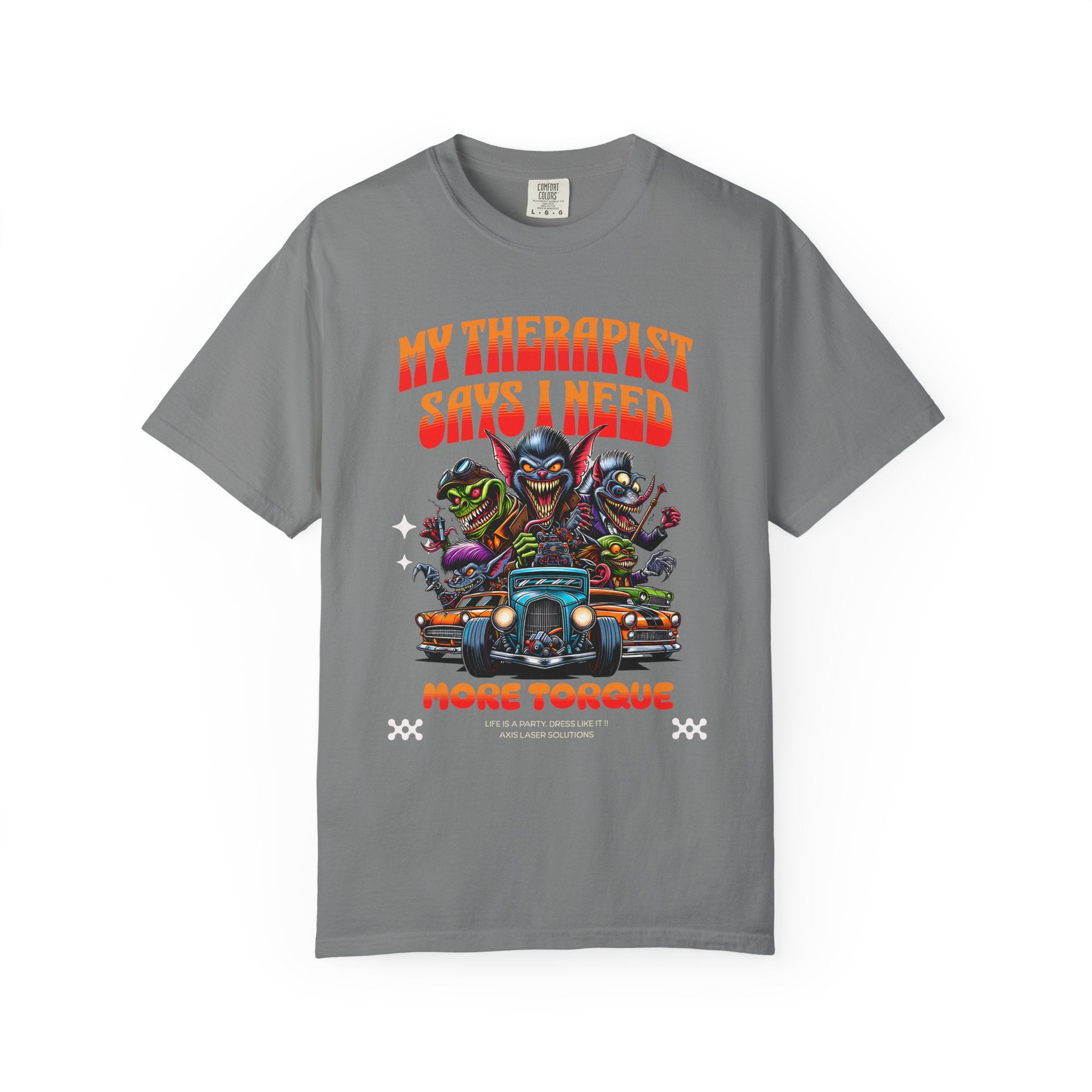 My Therapist Says I Need More Torque T-Shirt, Funny Graphic Tee, Unisex Casual Top, Gift for Car Enthusiasts, Humor Apparel