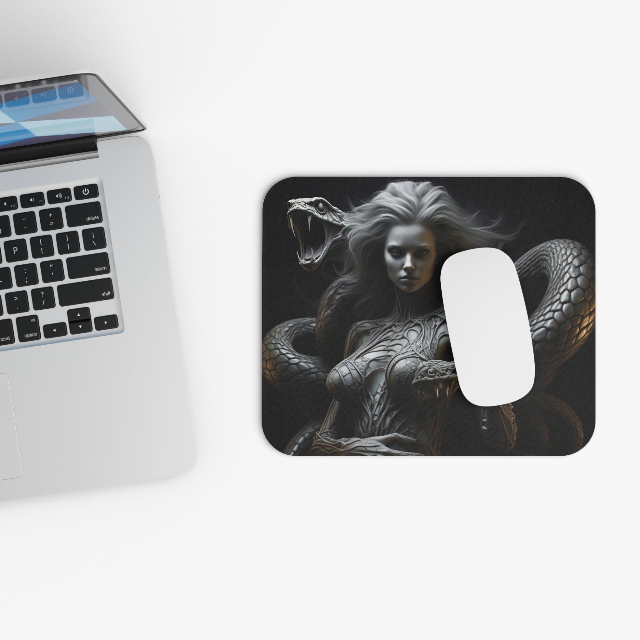 Mystical Medusa Mouse Pad - Dark Fantasy Desk Accessory