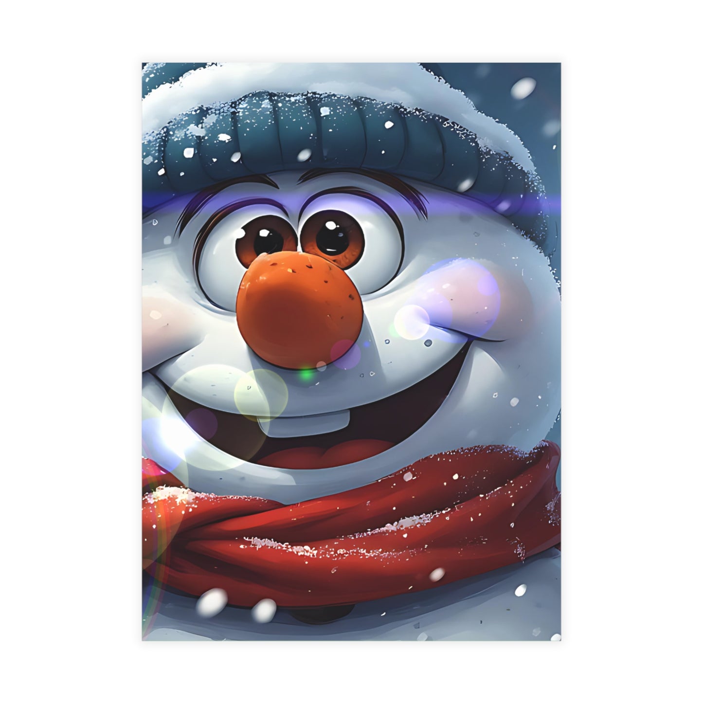 Goofy Snowman (Christmas Selfies) Postcard Bundles (envelopes included)