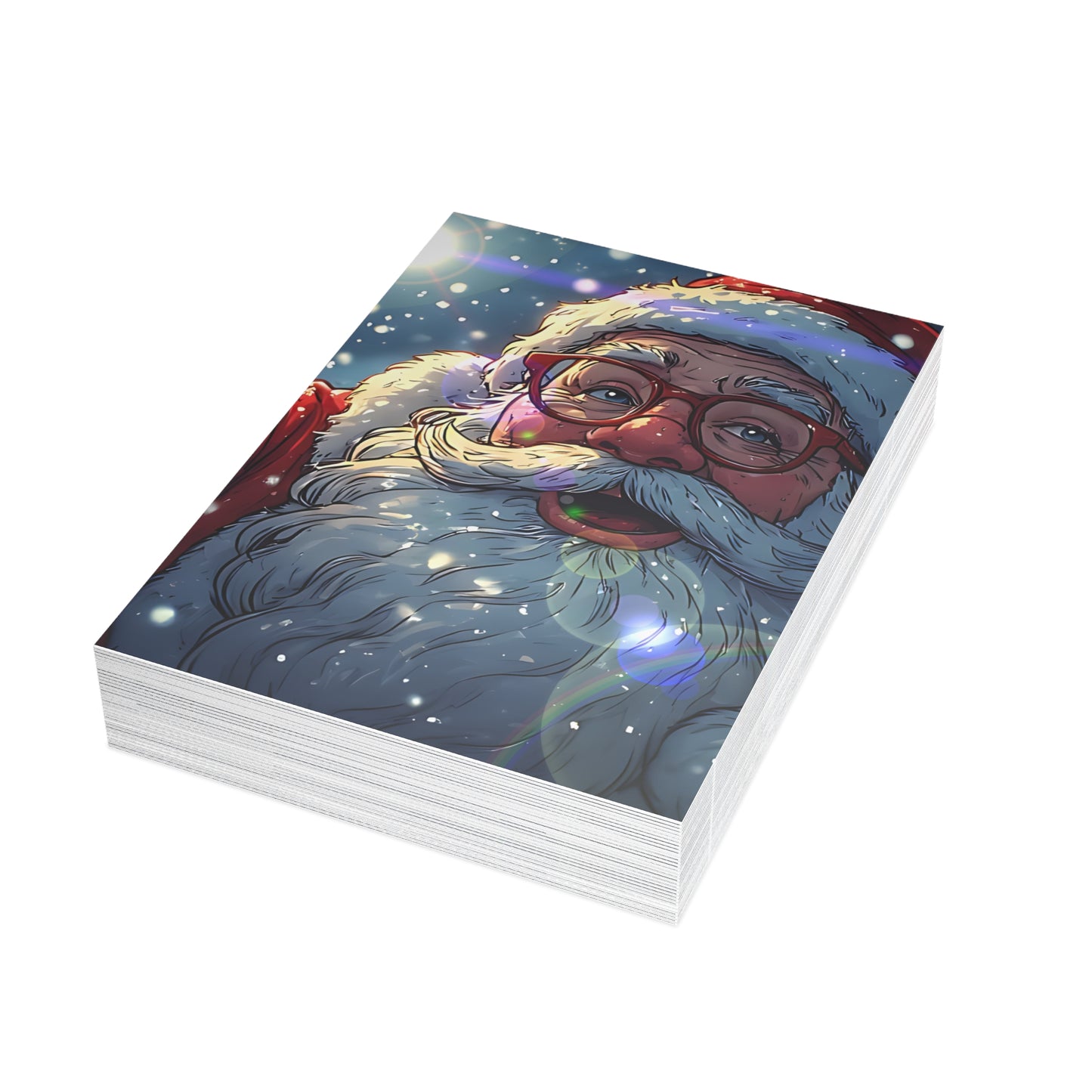 Happy Santa (Christmas Selfies) Postcard Bundles (envelopes included)