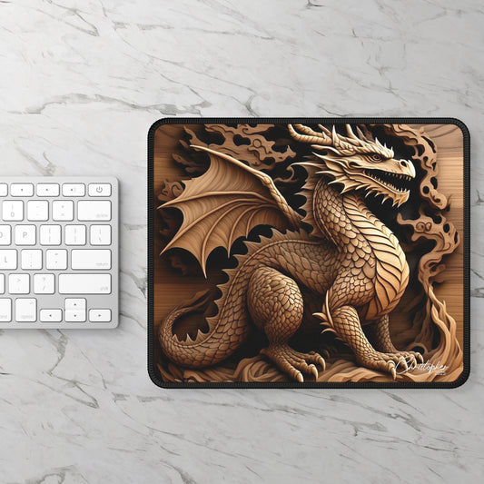 Dragon Gaming Mouse Pad, Fantasy Home Office Decor, Gift for Gamers, Unique Desk Accessory, Dragon Lover Mouse Pad
