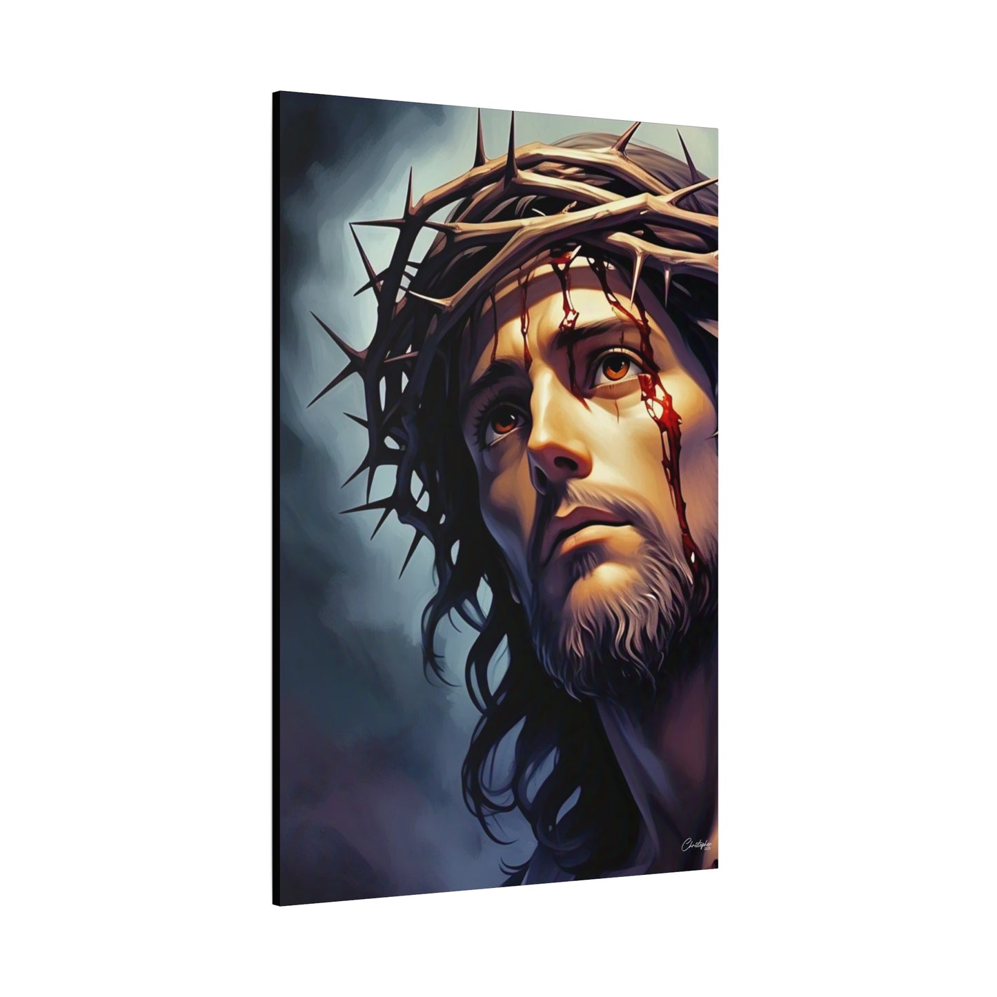 Religious Art Print Canvas, Inspirational Wall Decor, Christian Home Decor, Jesus Art, Gift for Faith-Based Celebrations