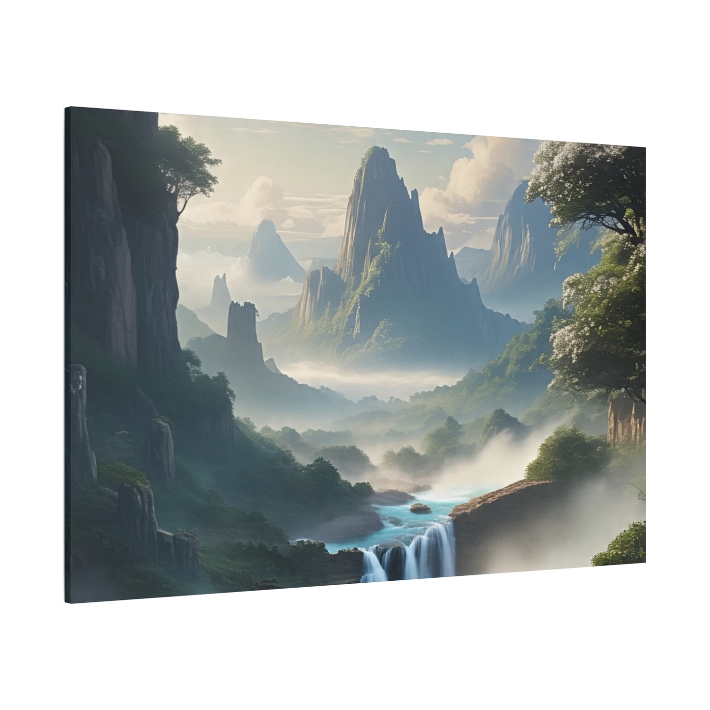 Scenic Landscape Canvas Print, Wall Art Decor, Home Decoration, Nature Wall Art, Gift for Nature Lovers, Tranquil Art for Living Room