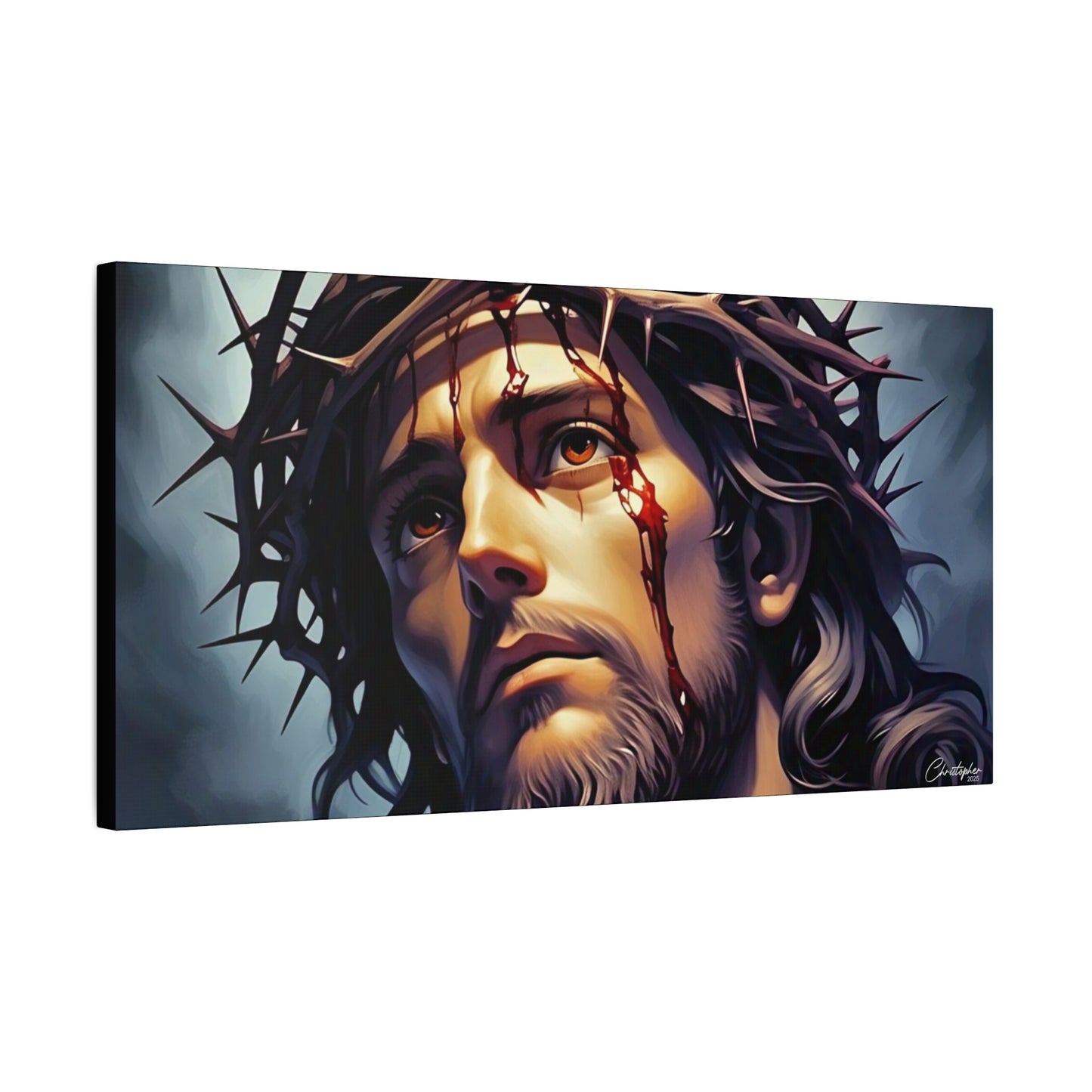 Religious Art Print Canvas, Inspirational Wall Decor, Christian Home Decor, Jesus Art, Gift for Faith-Based Celebrations