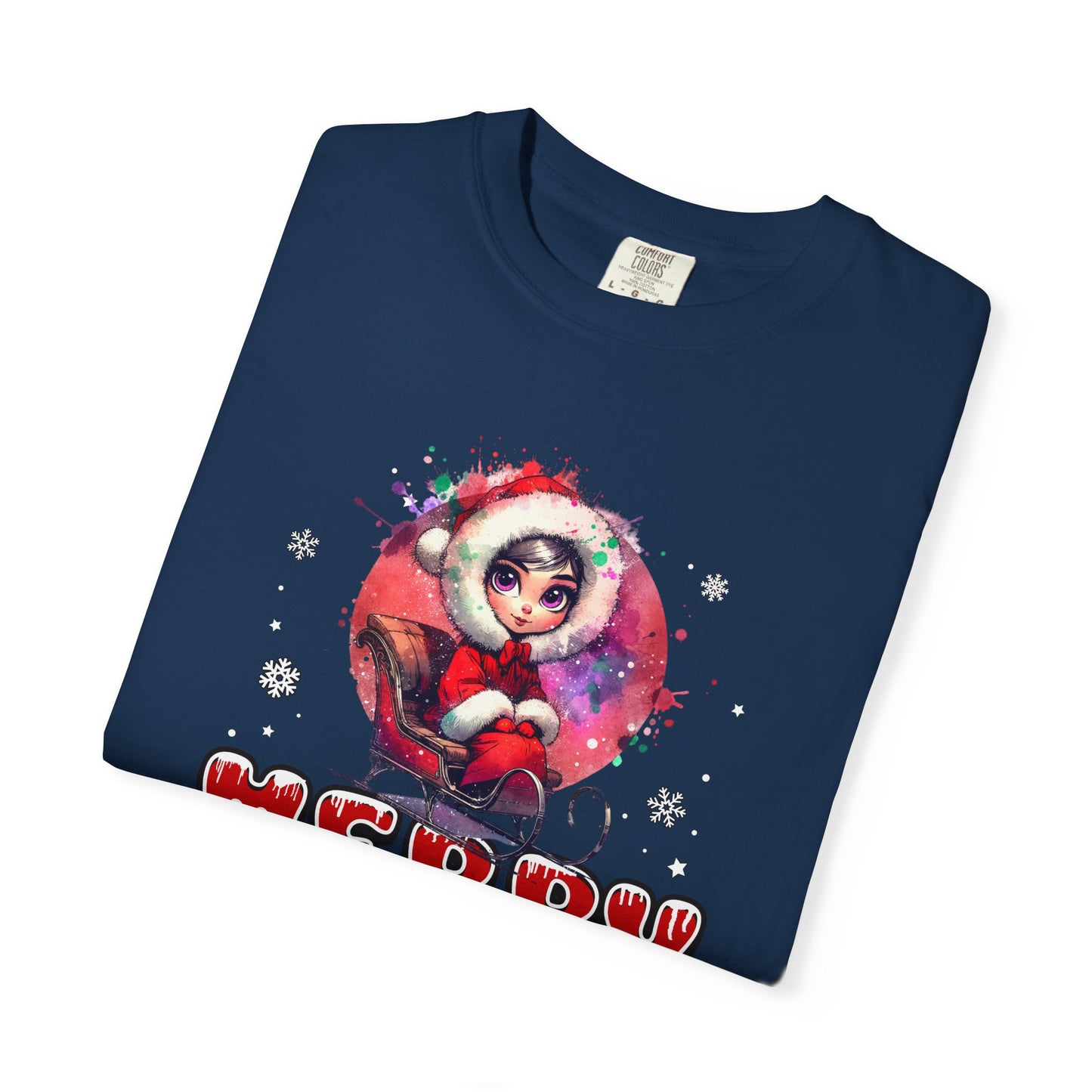 Merry Christmas Unisex Garment-Dyed T-Shirt