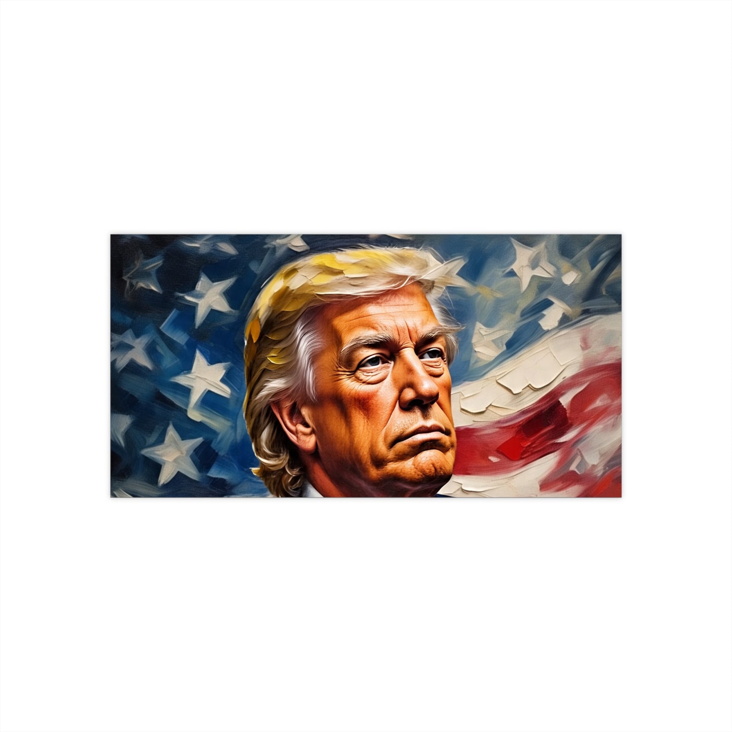 Patriotic Bumper Stickers, Political Decor, Car Accessories, Gift for Enthusiasts, Election Campaign, USA Pride