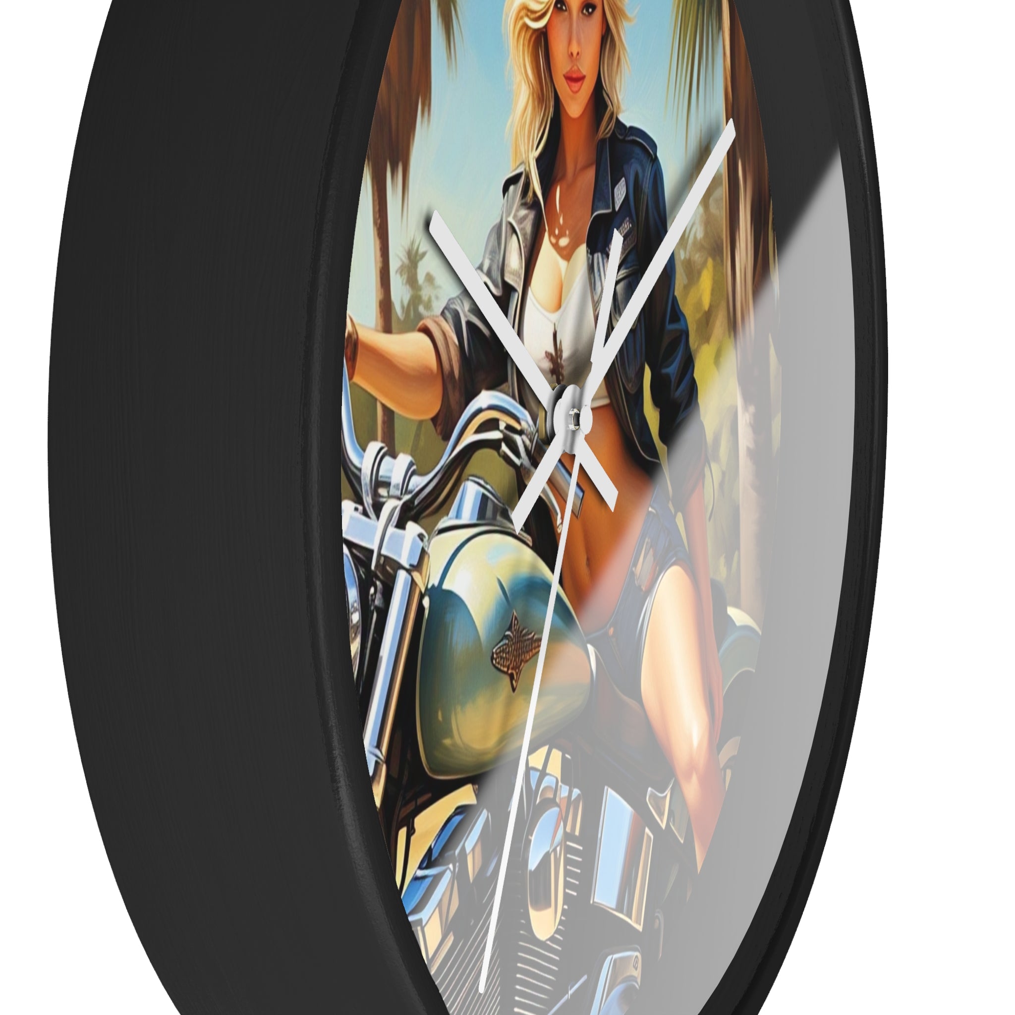 Vintage Motorcycle Wall Clock - Retro Biker Decor, Unique Gift for Motorcycle Lovers, Mech Room Decor, Stylish Home Accessory, Perfect [...]