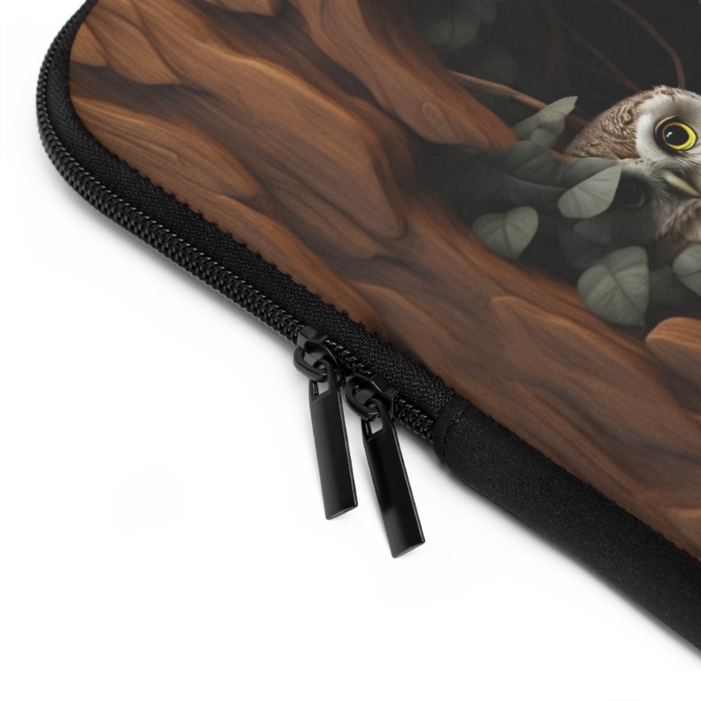 Owl-Themed Laptop Sleeve, Cute Owl Sleeve, Owl Laptop Case, Geeky Tech Accessory, Nature Lover Gift, Cozy Owl Design