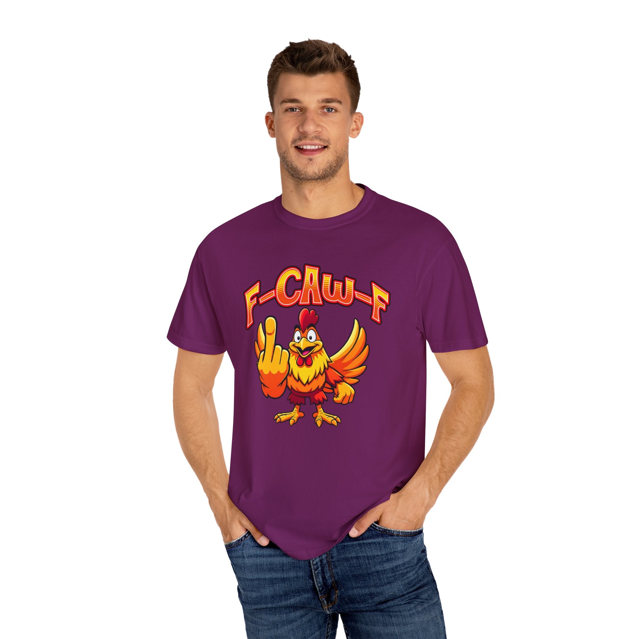 Funny Chicken T-Shirt, Unisex Tee, Gag Gift, Casual Wear, Birthday Present, Animal Lover Shirt, Quirky Humor Apparel