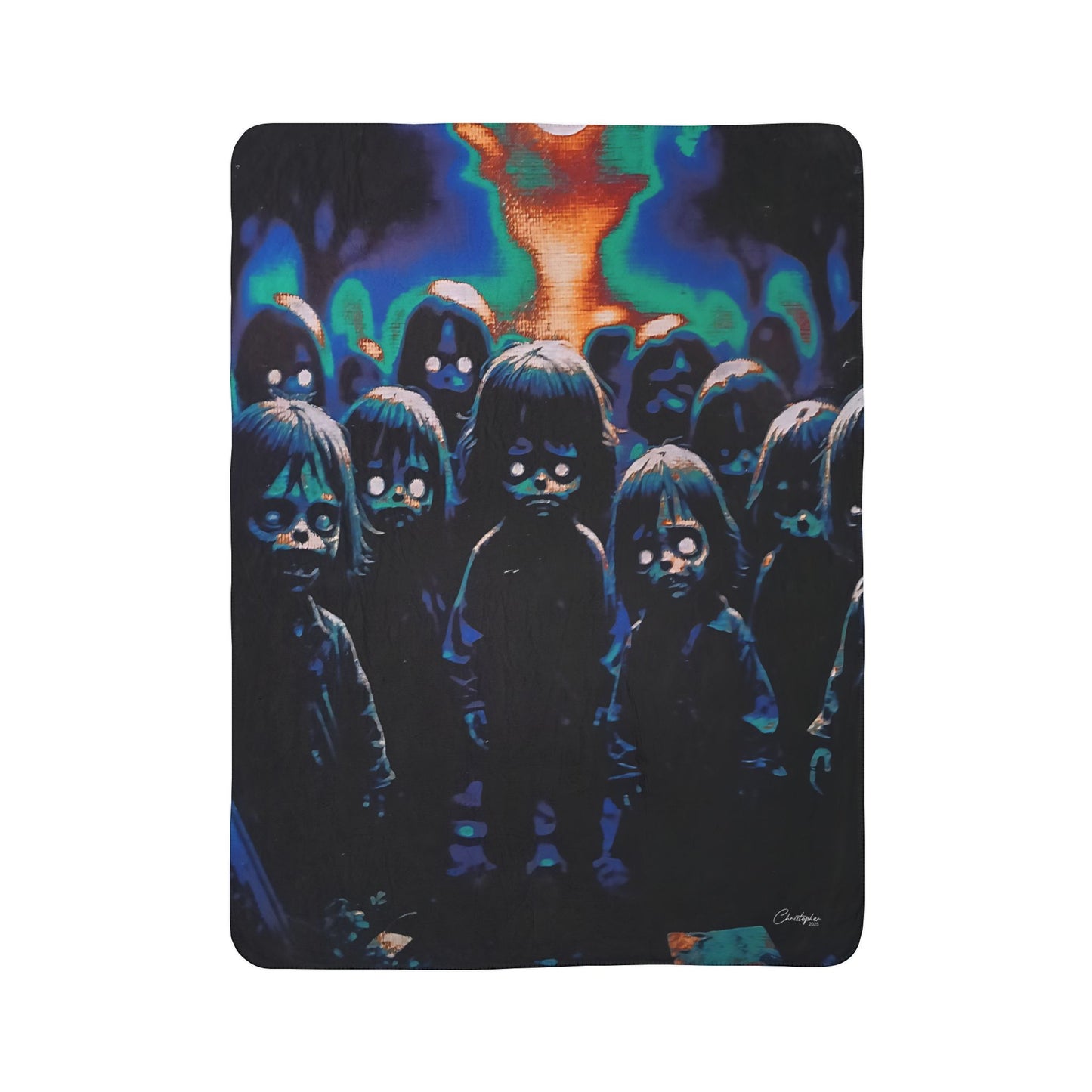 Original Laser Engraved Art ,Chilling Horror Fleece Sherpa Blanket | Cozy Cover for Spooky Nights, Halloween Decor, Scary Movie Marathons, Gifting Nightmare [...]