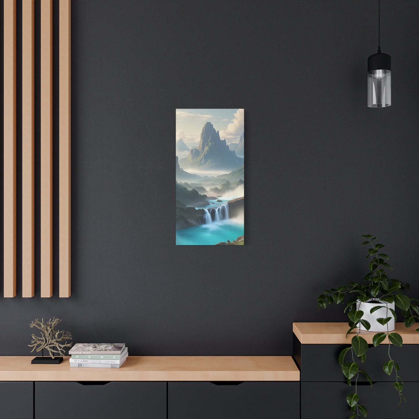 Scenic Landscape Canvas Print, Wall Art Decor, Home Decoration, Nature Wall Art, Gift for Nature Lovers, Tranquil Art for Living Room