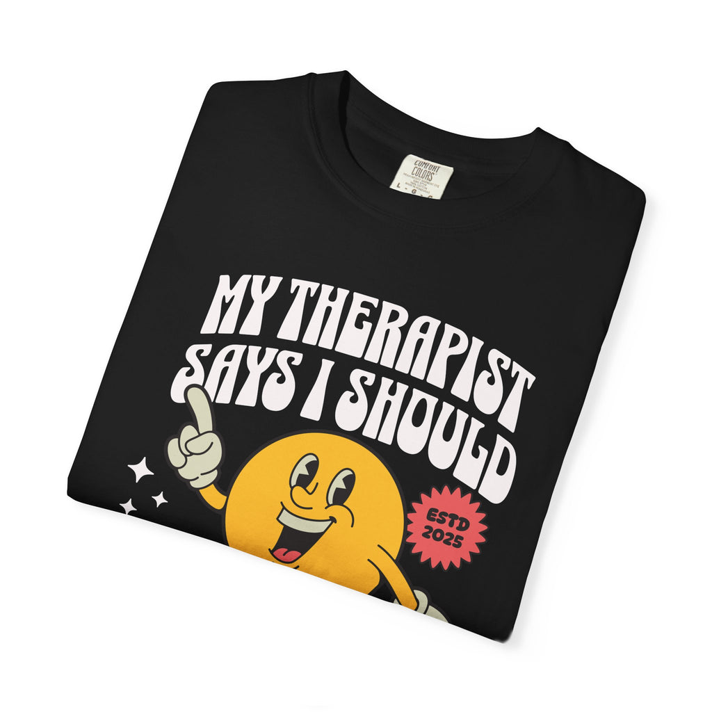 Play More COD T-Shirt, Unisex Garment-Dyed Tee, Gamer Gift, Fun Relaxed Style, Casual Brag Tee, Therapy Humor Shirt