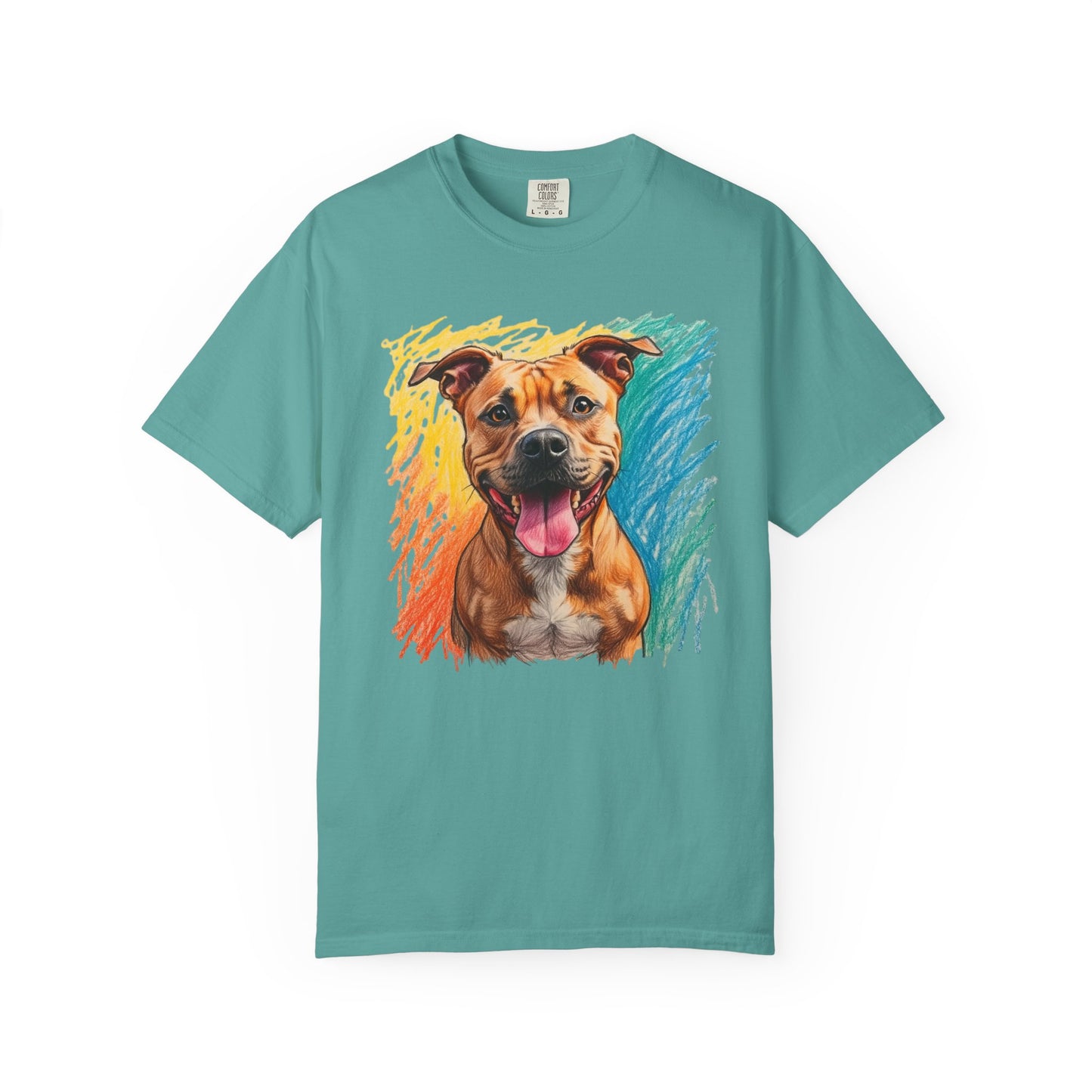 Vibrant Dog Lover T-Shirt, Pet Shirt, Animal T-Shirt, Gift for Dog Owners, Cute Dog Apparel, Unisex Pet Tee
