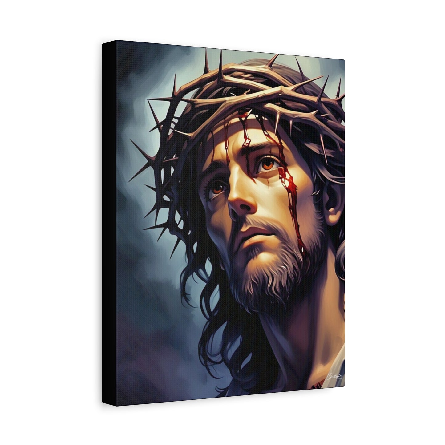 Religious Art Print Canvas, Inspirational Wall Decor, Christian Home Decor, Jesus Art, Gift for Faith-Based Celebrations