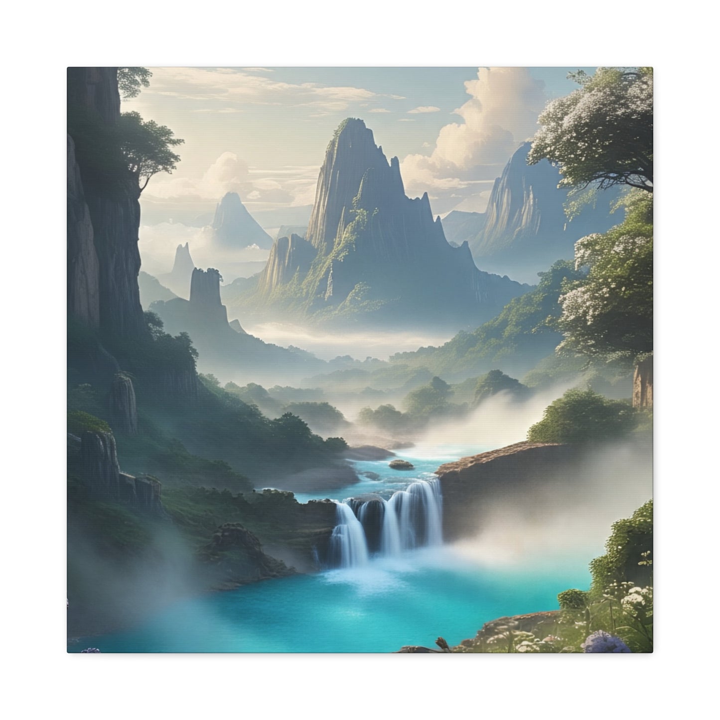 Scenic Landscape Canvas Print, Wall Art Decor, Home Decoration, Nature Wall Art, Gift for Nature Lovers, Tranquil Art for Living Room