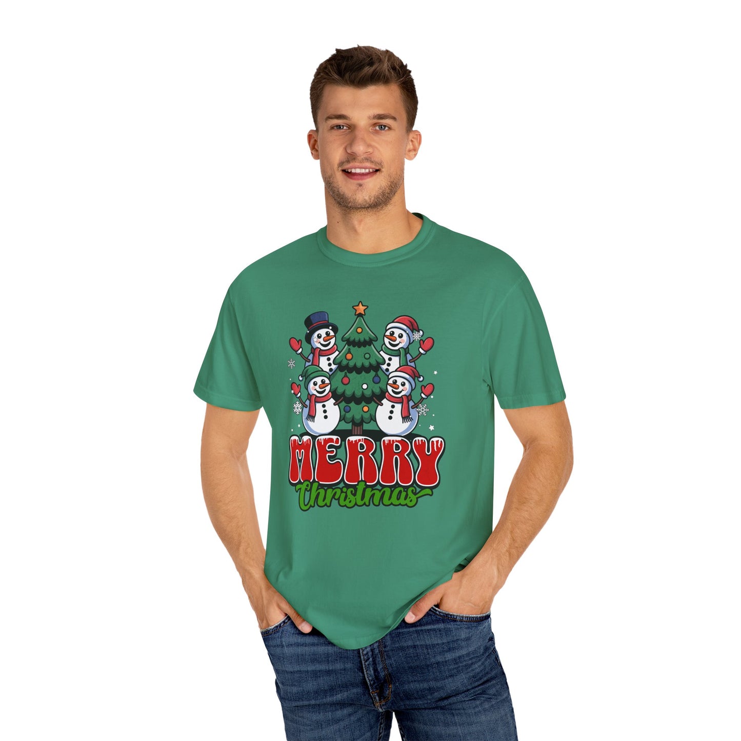 Merry Christmas Snowman T-shirt