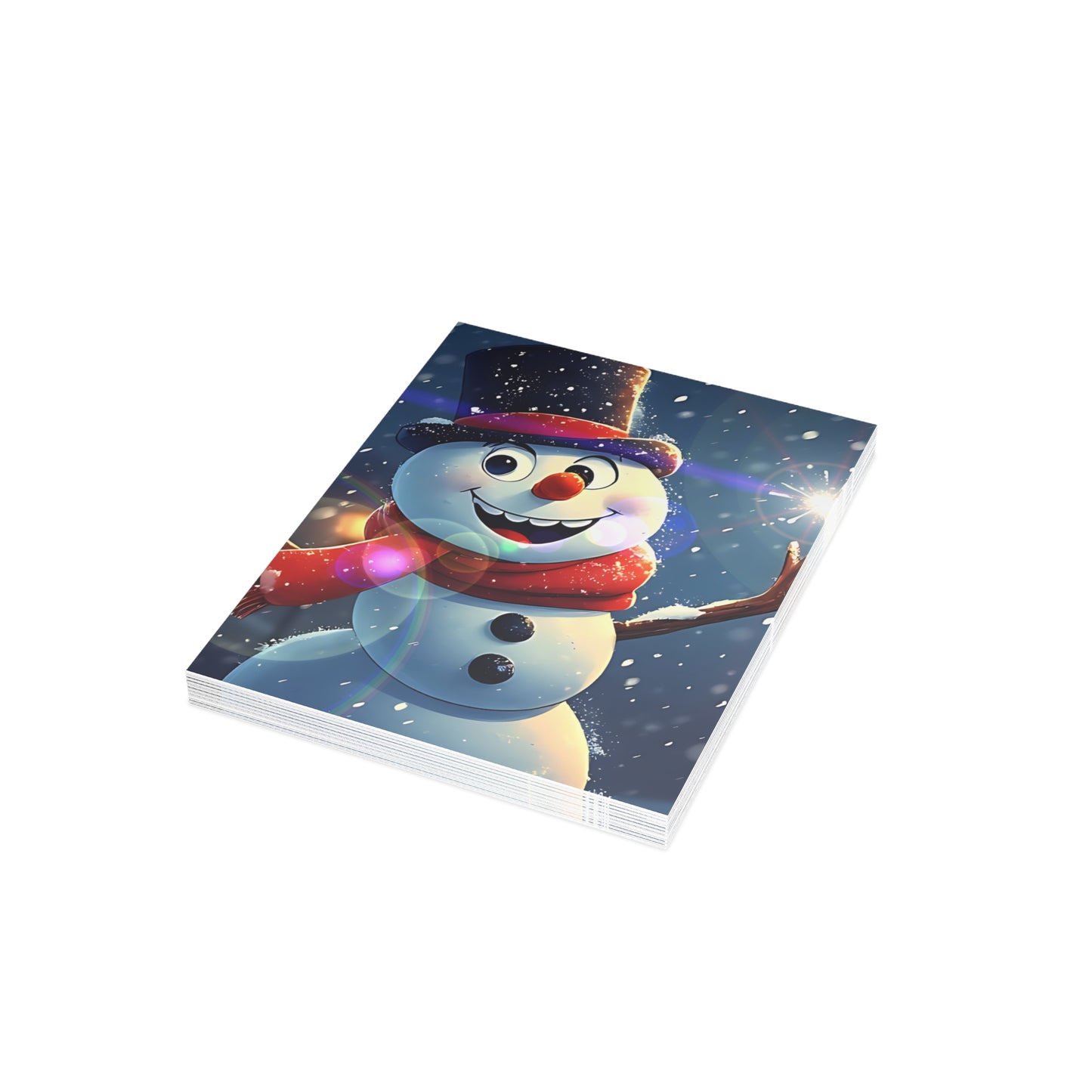 Snowman (Christmas Selfies) Postcard Bundles (envelopes included)