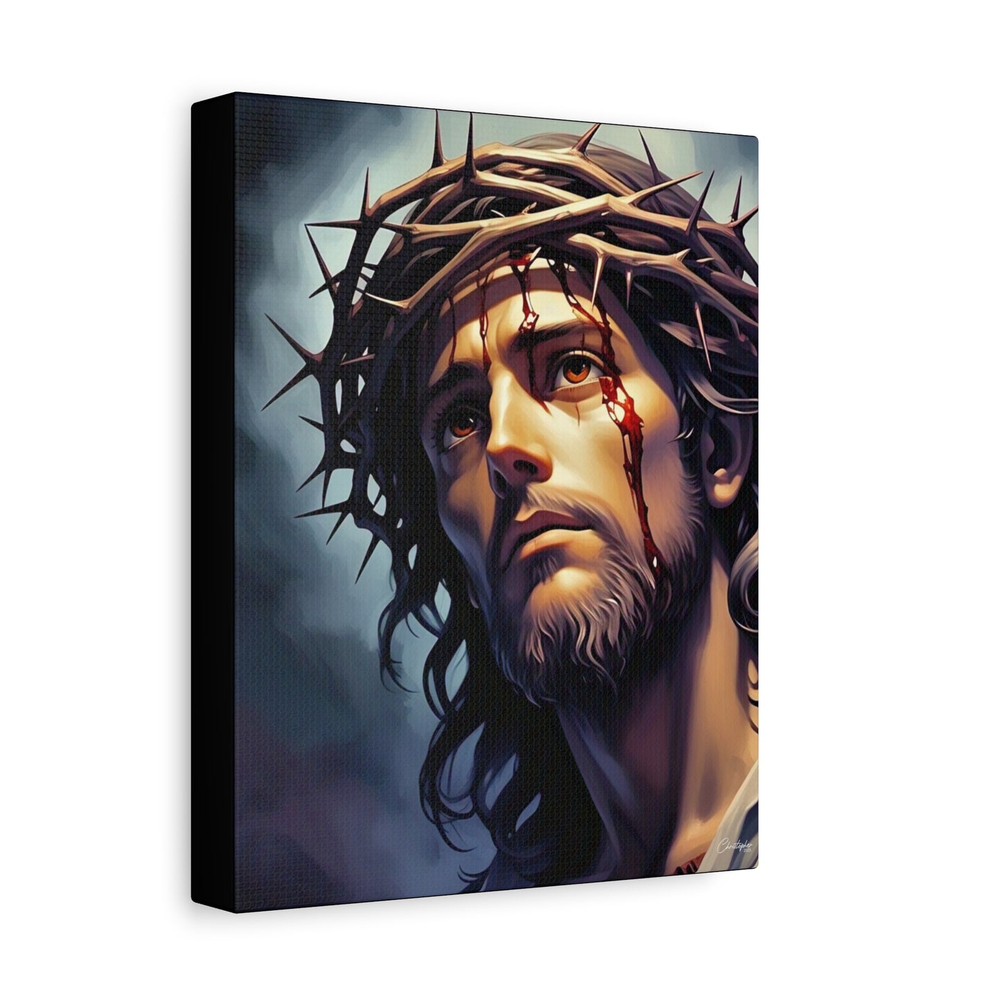 Religious Art Print Canvas, Inspirational Wall Decor, Christian Home Decor, Jesus Art, Gift for Faith-Based Celebrations