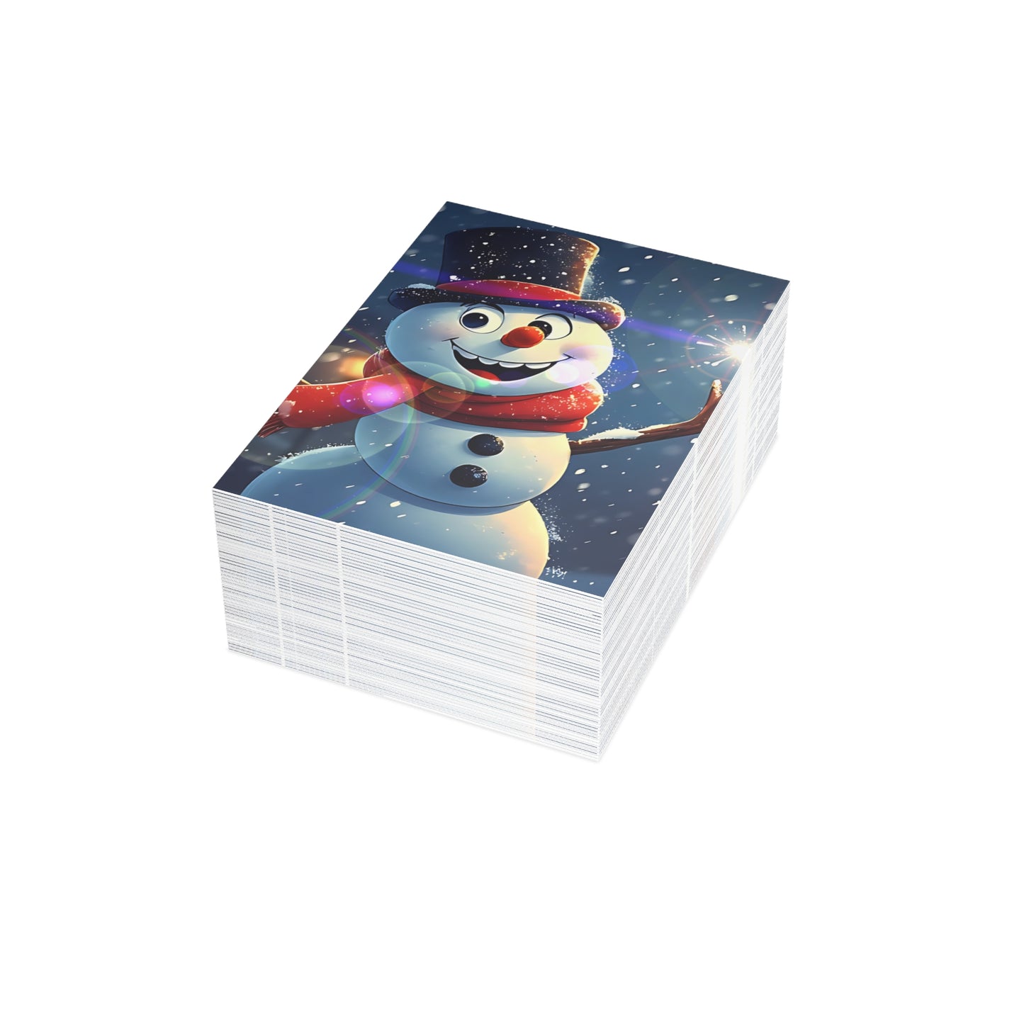 Snowman (Christmas Selfies) Postcard Bundles (envelopes included)