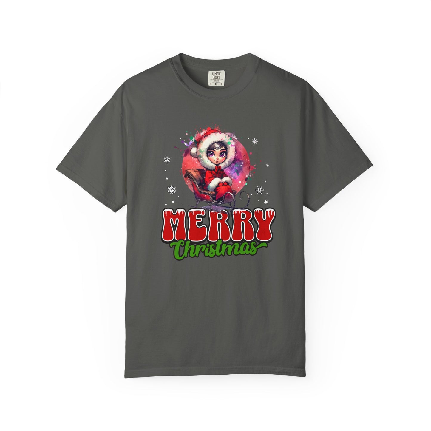 Merry Christmas Unisex Garment-Dyed T-Shirt