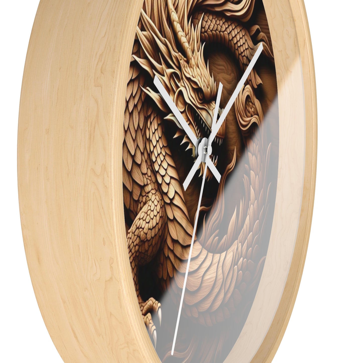 Dragon Wall Clock - Asian Inspired Decor, Fantasy Home Accent, Gift for Dragon Lovers, Unique Wall Art, Timeless Elegance