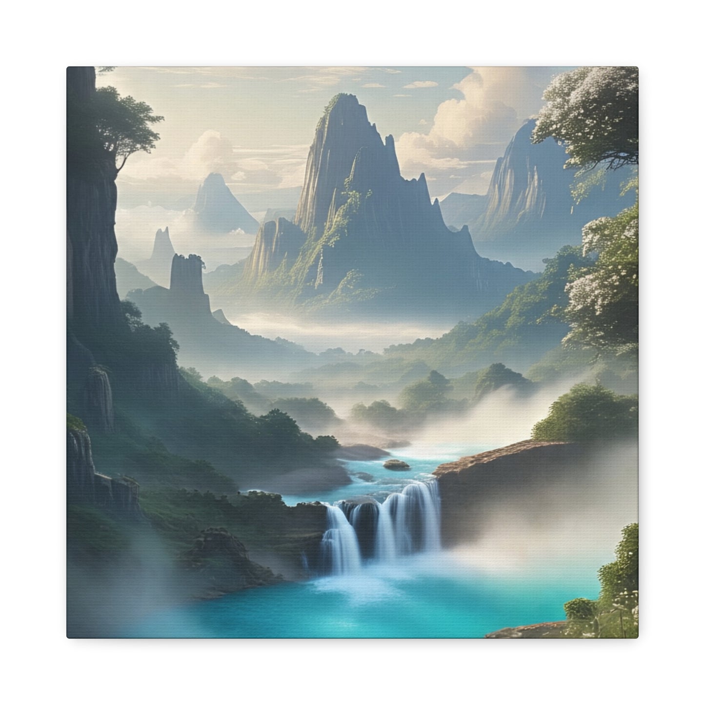 Scenic Landscape Canvas Print, Wall Art Decor, Home Decoration, Nature Wall Art, Gift for Nature Lovers, Tranquil Art for Living Room