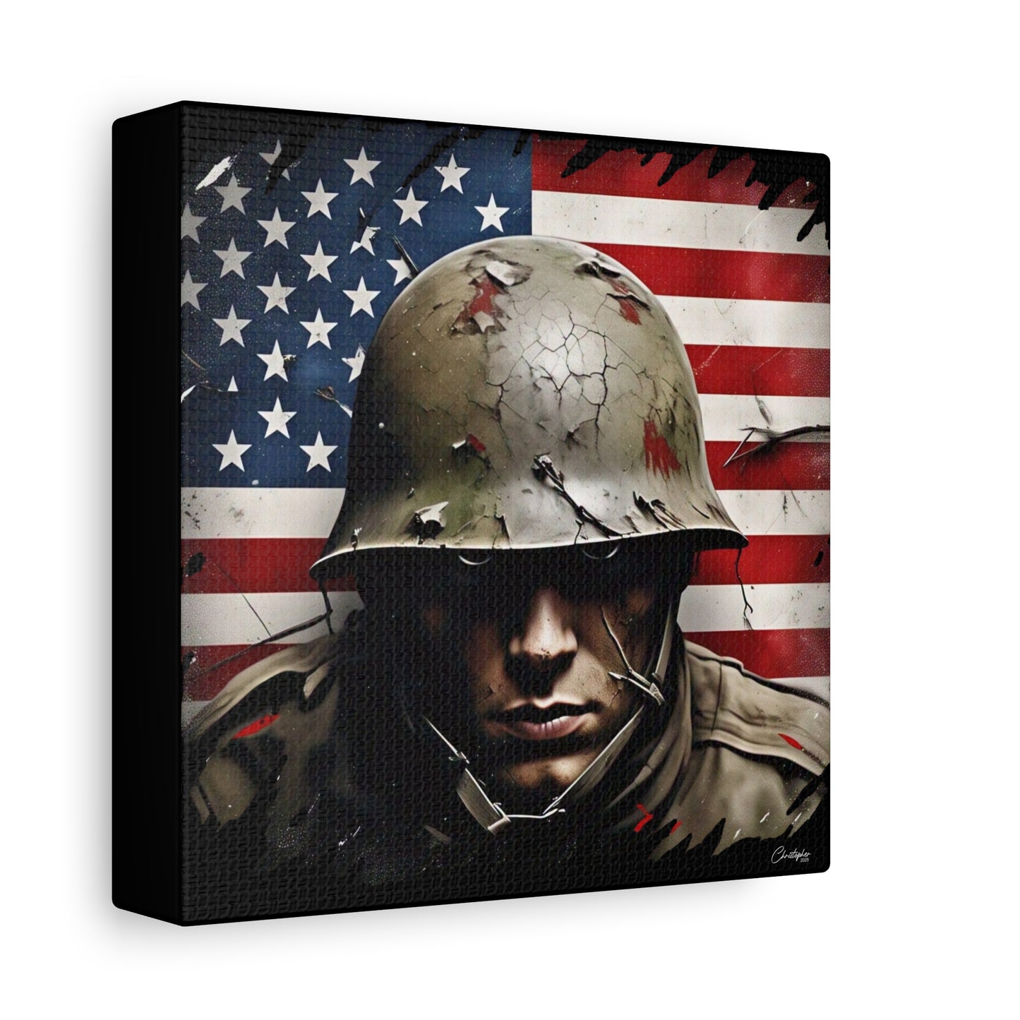 Military-Themed Canvas Art, Military Canvas Print, Wall Art for Veterans, Patriotic Home Decor, Gift for Army, Military Artwork, [...]