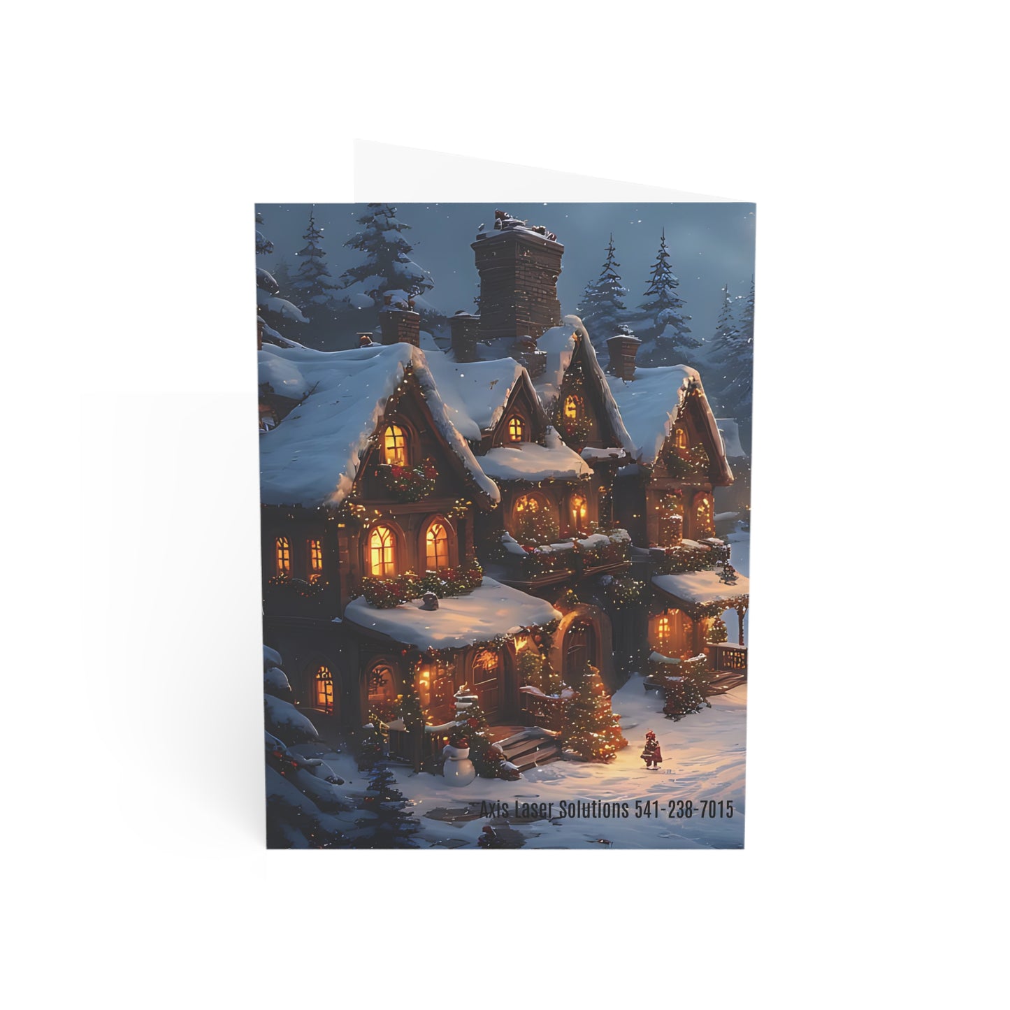 Cozy Winter Greeting Cards - Holiday Cheer, Christmas Wishes, Seasonal Greetings, Set of 1, 10, 30, 50pcs, Festive Cards for All Occasions