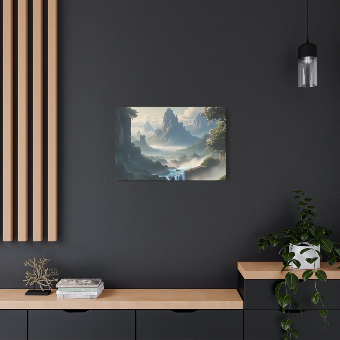 Scenic Landscape Canvas Print, Wall Art Decor, Home Decoration, Nature Wall Art, Gift for Nature Lovers, Tranquil Art for Living Room