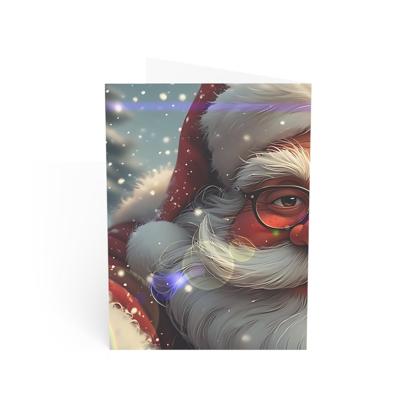Festive Santa (Christmas Selfies) Greeting Cards - Perfect for Holiday Cheer (1, 10, 30, 50pcs)