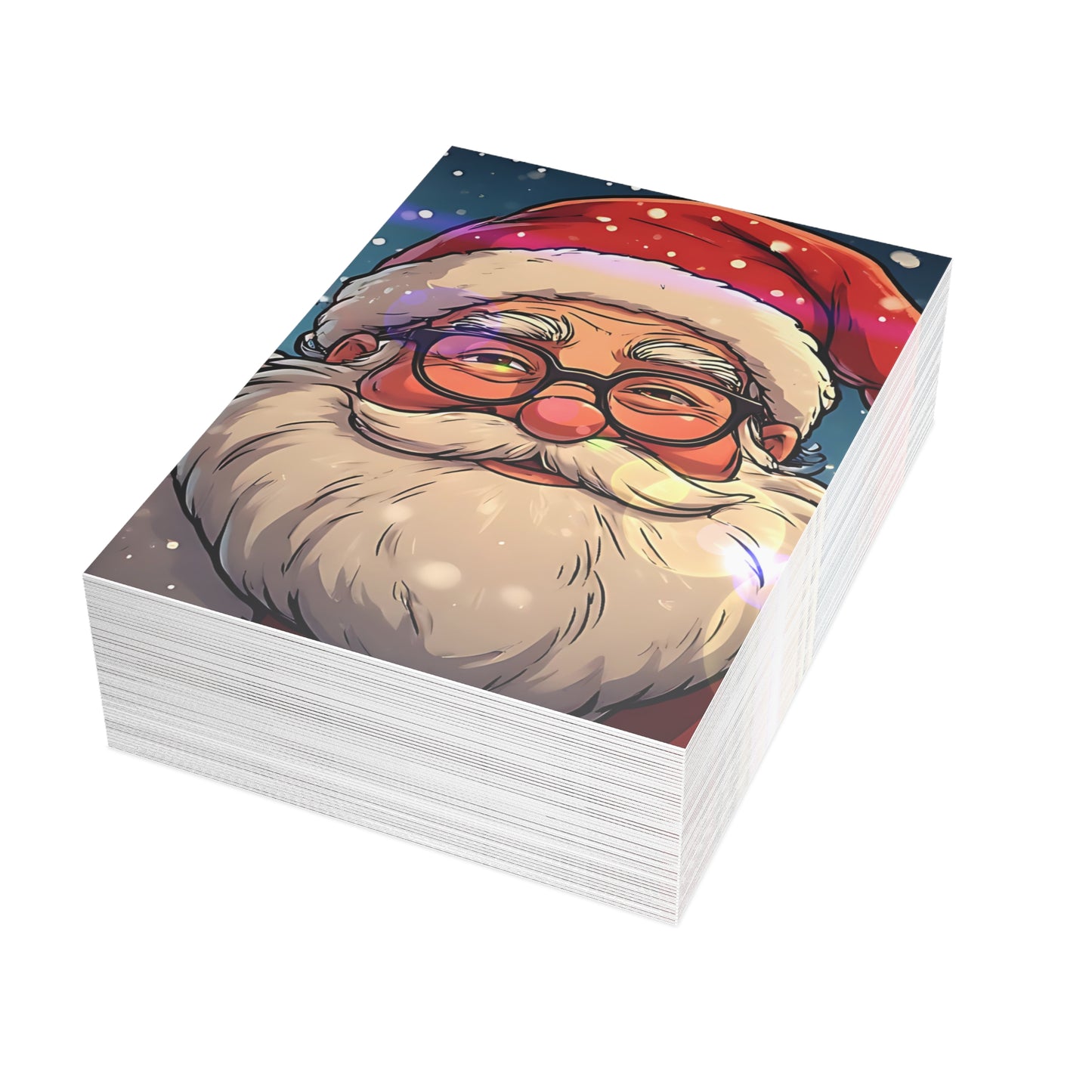 Santa (Christmas Selfies) Postcard Bundles (envelopes included)