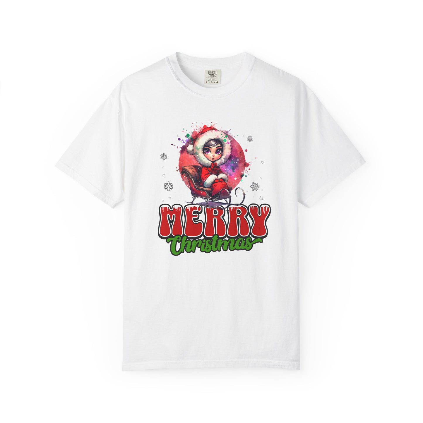 Merry Christmas Unisex Garment-Dyed T-Shirt